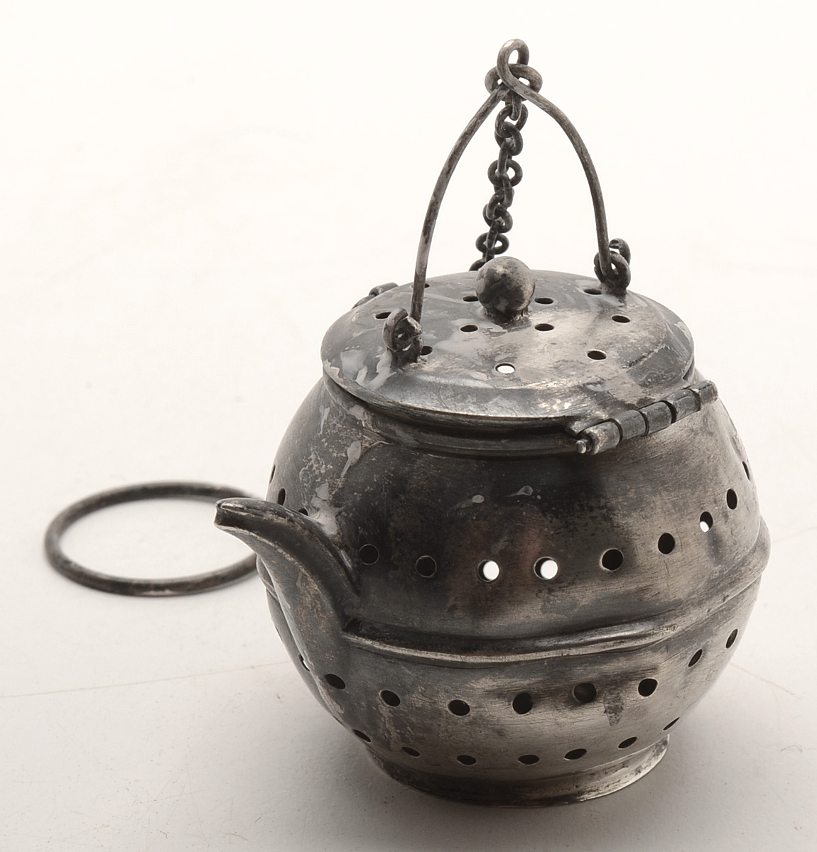 Sterling Silver Tea Ball on Stand EBTH