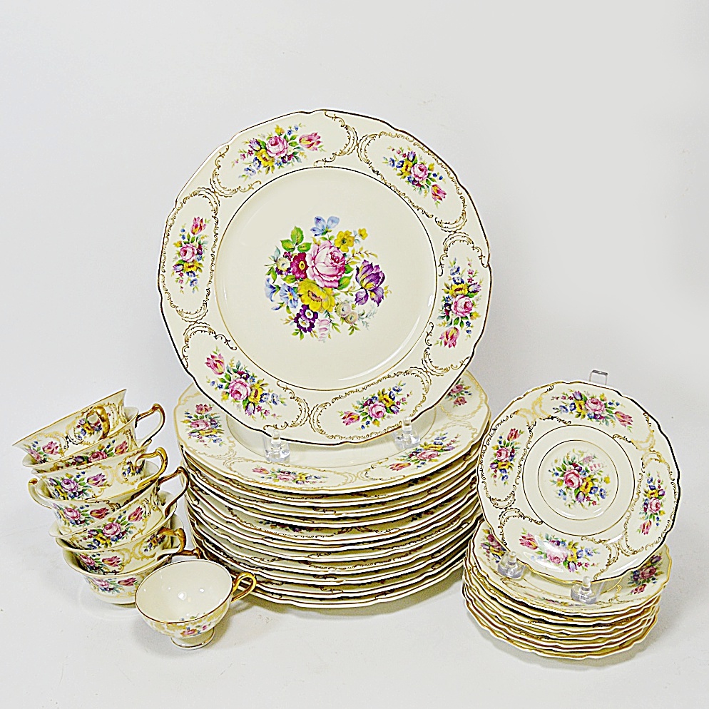 Set of Vintage Bavarian "Continental Ivory" China Tableware EBTH