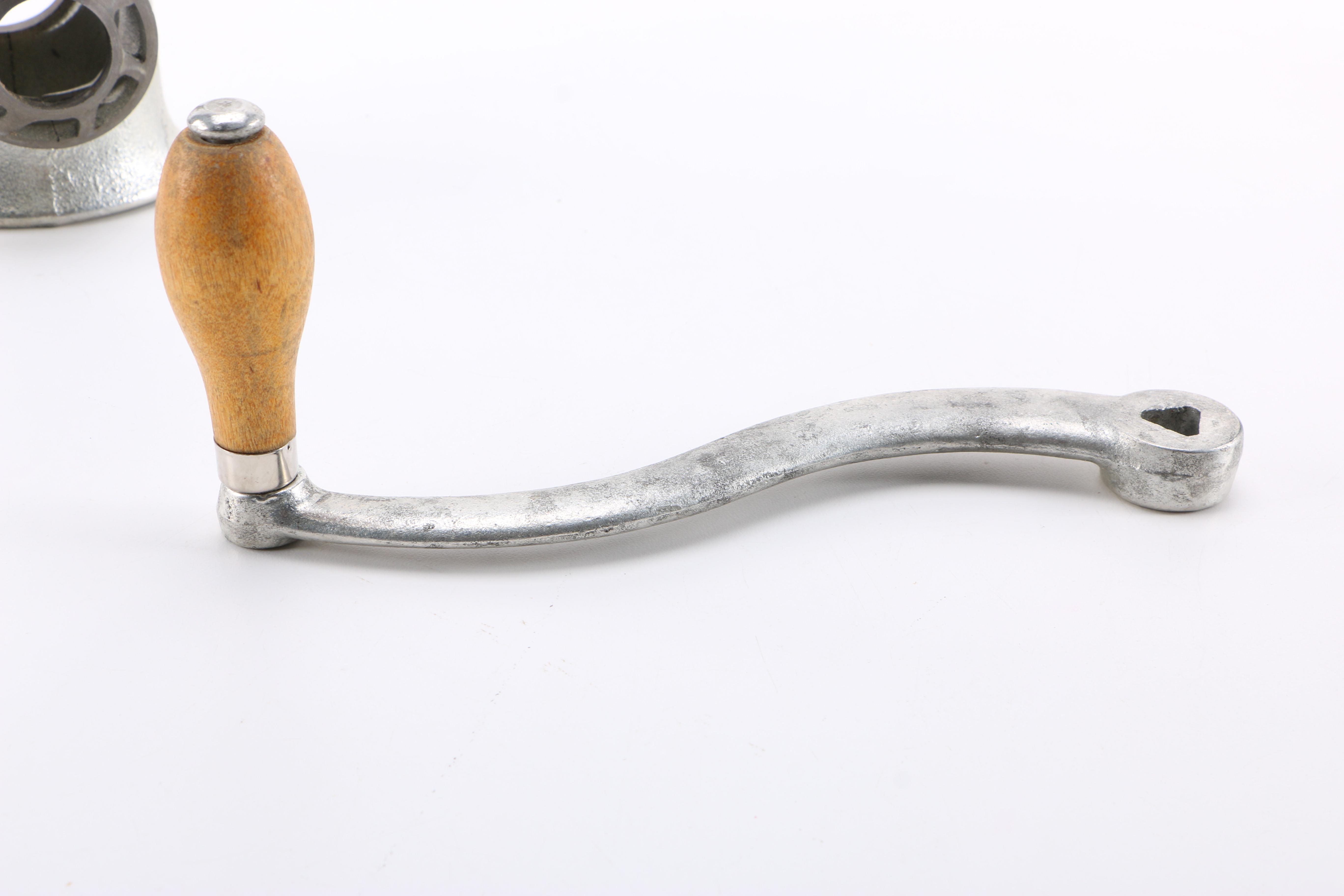 Larkin Cast Iron Hand Crank Meat Grinder EBTH