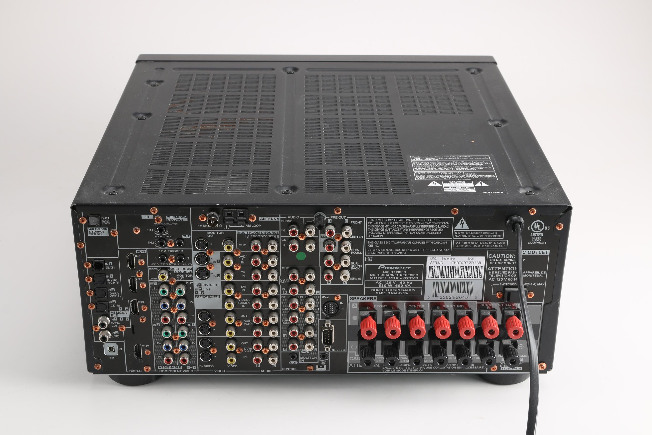 Pioneer Audio/Video MultiChannel Receiver EBTH