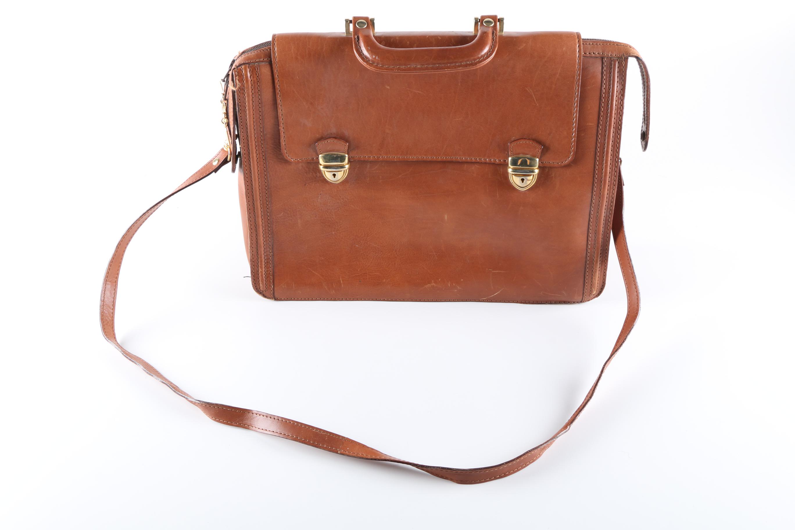 Leather Tumi Luggage and Nordstrom Briefcase EBTH