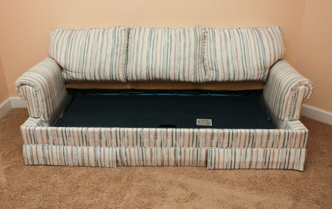 Striped Sofa Sleeper EBTH