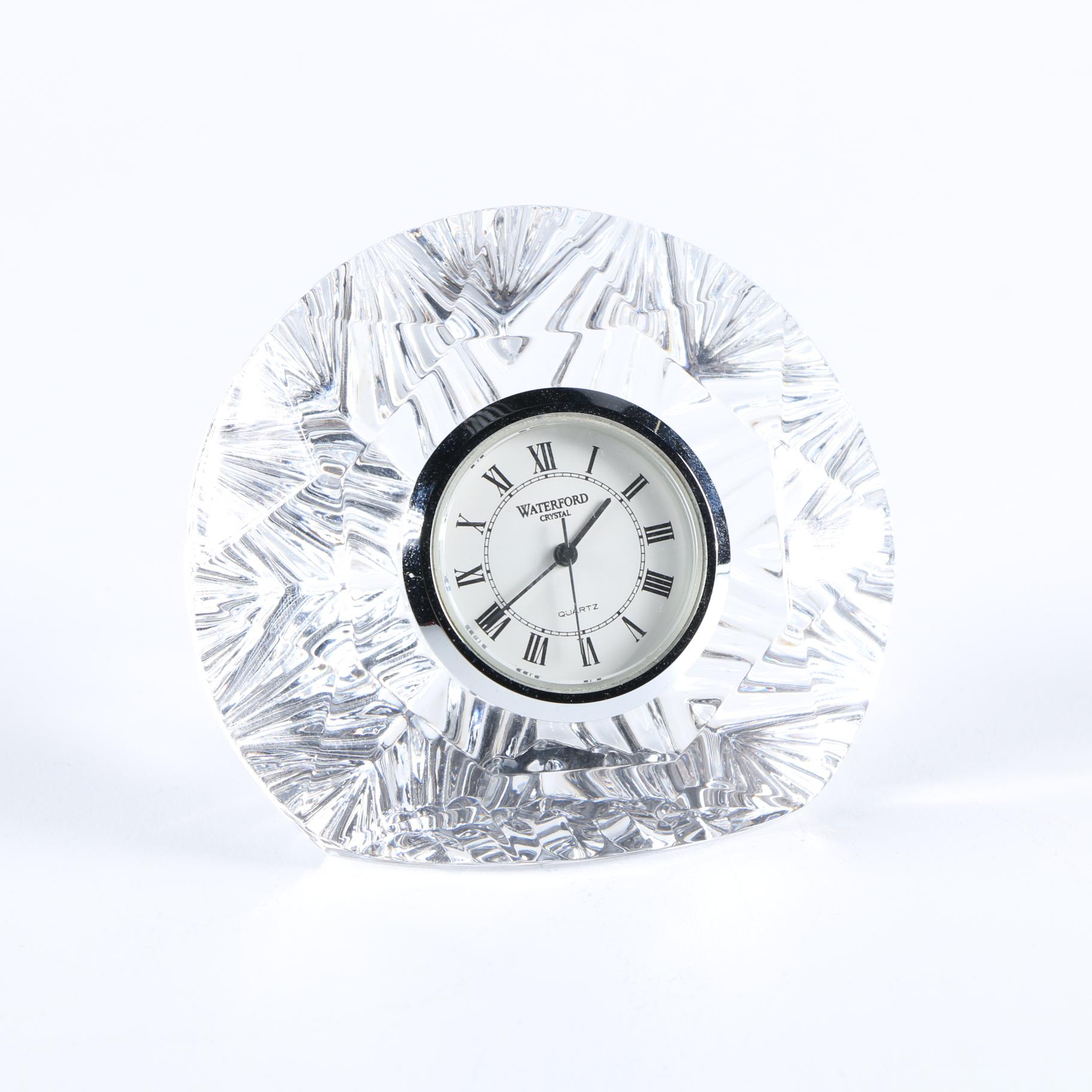Waterford Crystal "Lismore" Clock EBTH