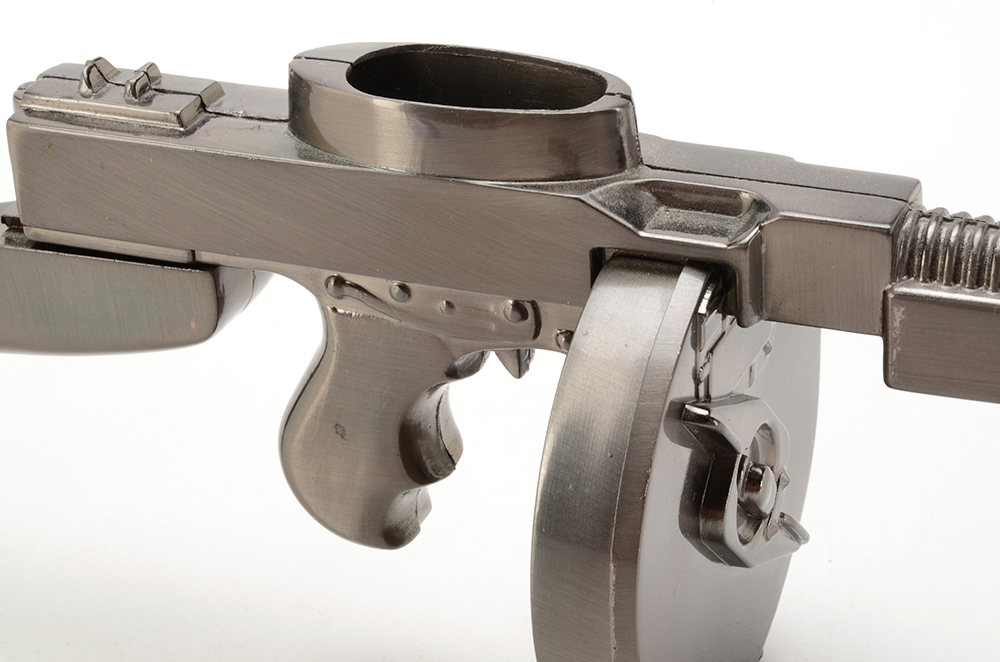 Gangster Style "Thompson" Machine Gun Lighter Holder EBTH