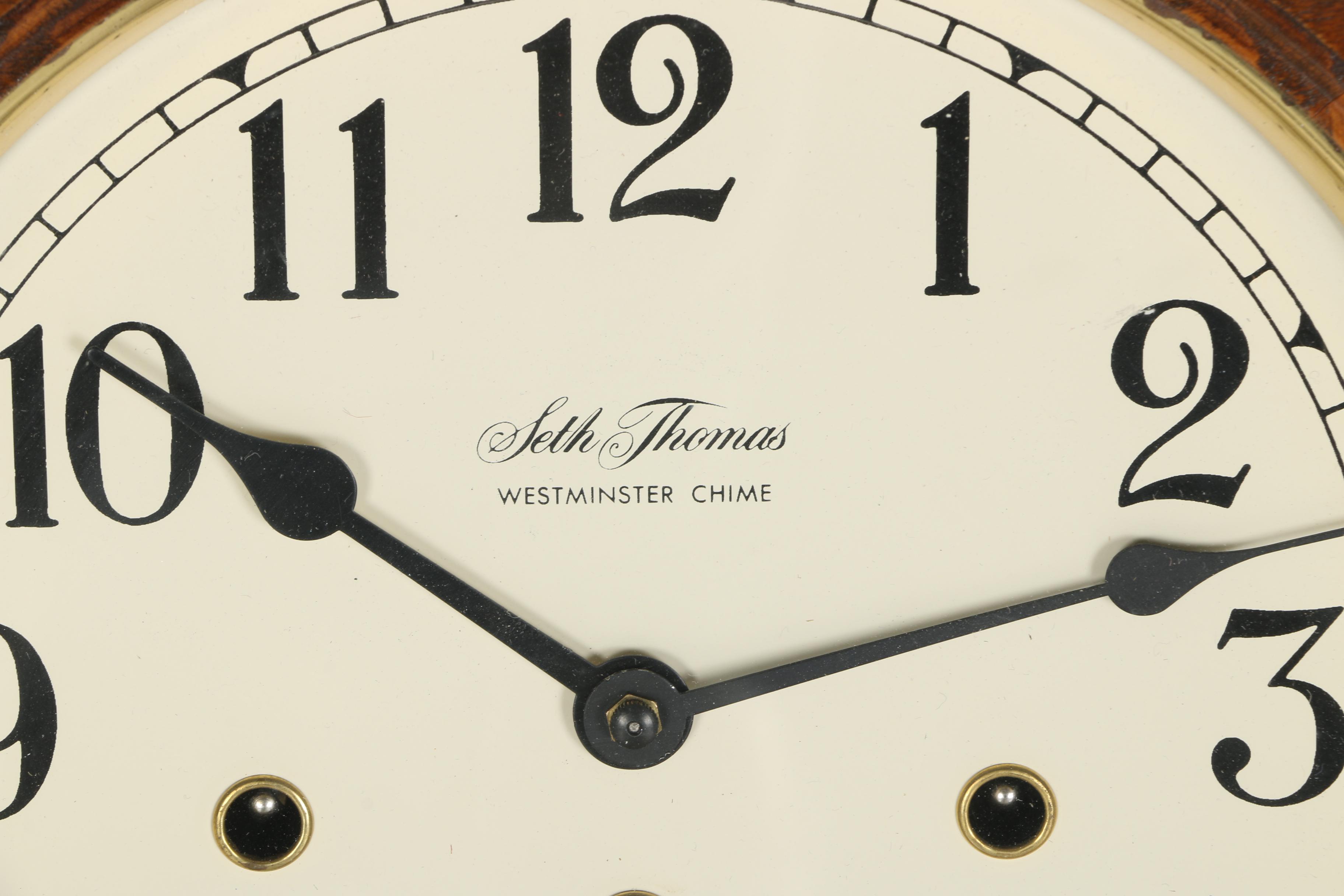 Seth Thomas Westminster Chime Wall Clock EBTH