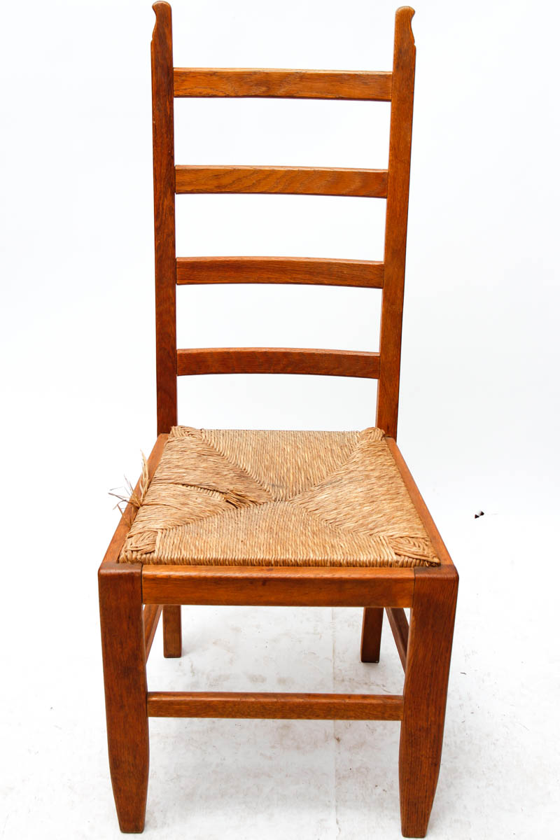 Shaker Style Rush Seat Ladderback Chairs EBTH