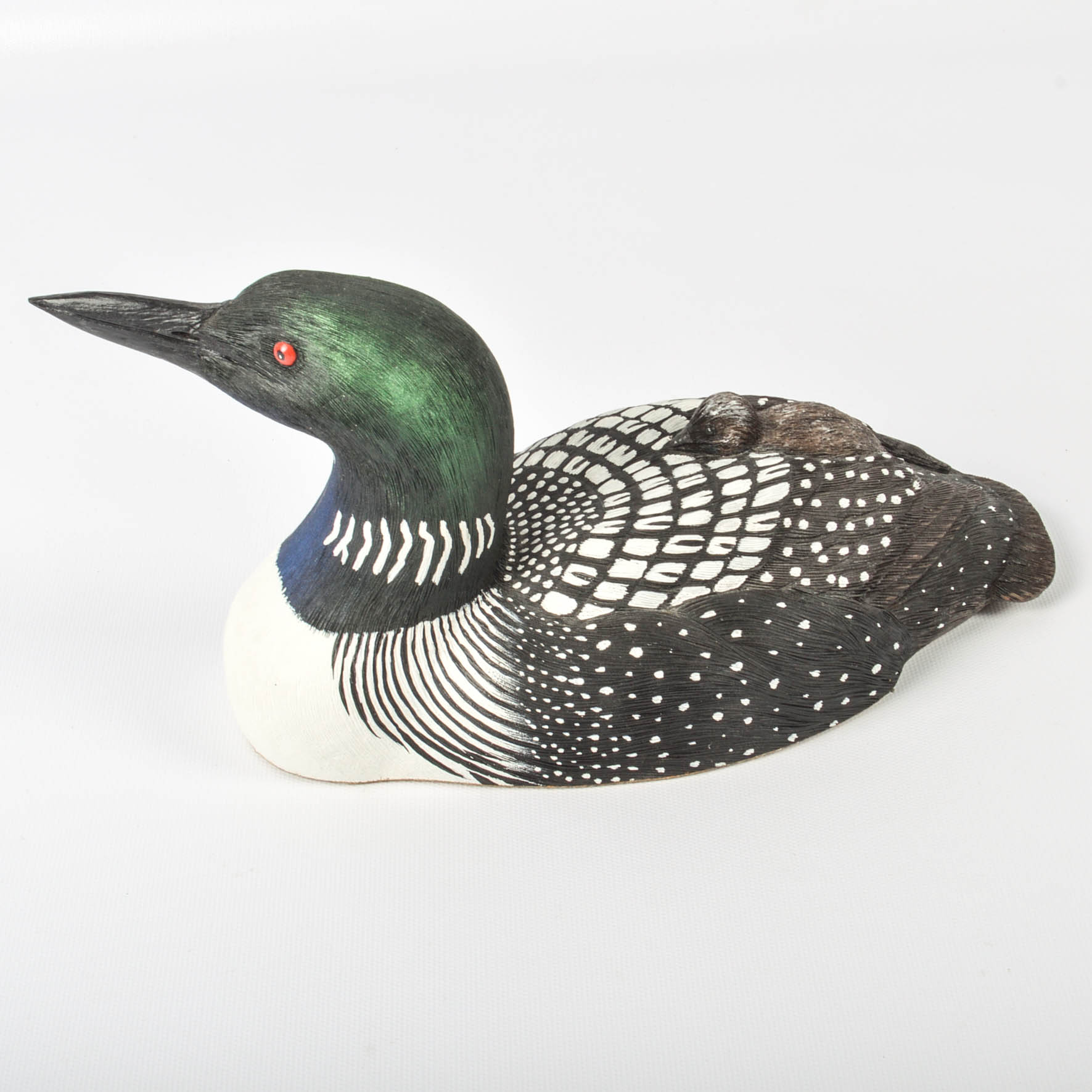 Limited Edition Robert Desjardins 1988 Mother Loon Decoy EBTH
