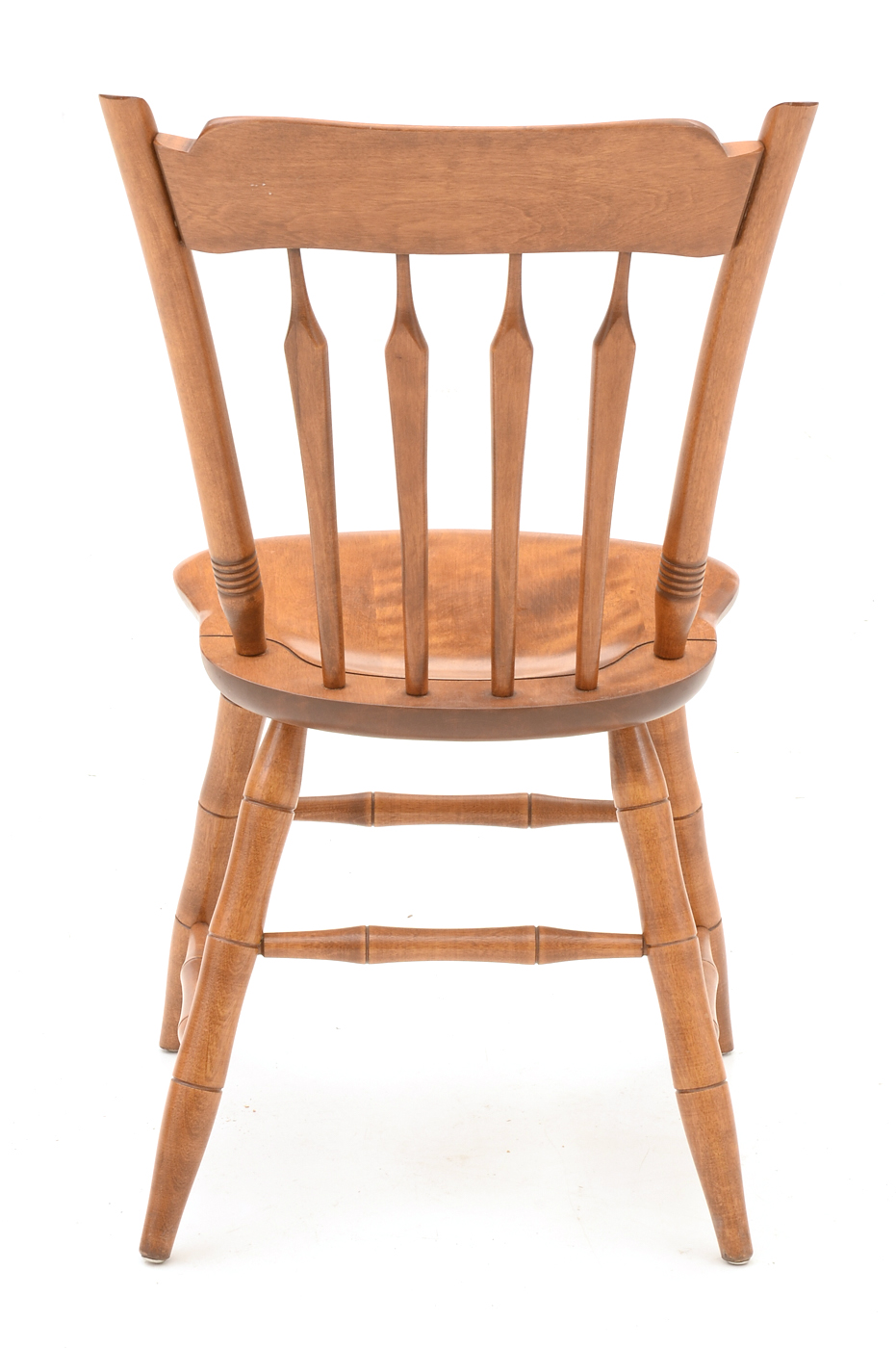 Ethan Allen Maple Dining Table and Six Chairs EBTH