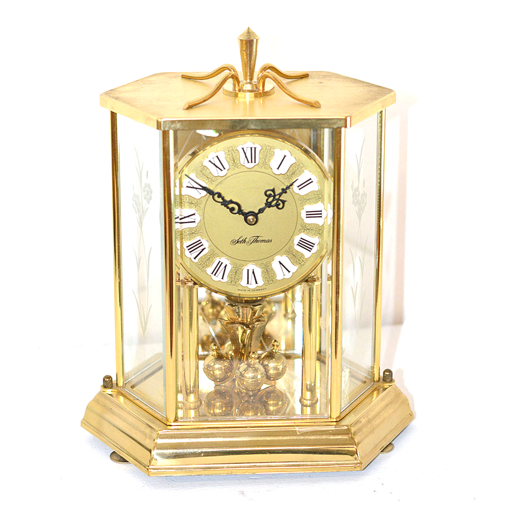 Brass Seth Thomas Anniversary Clock EBTH