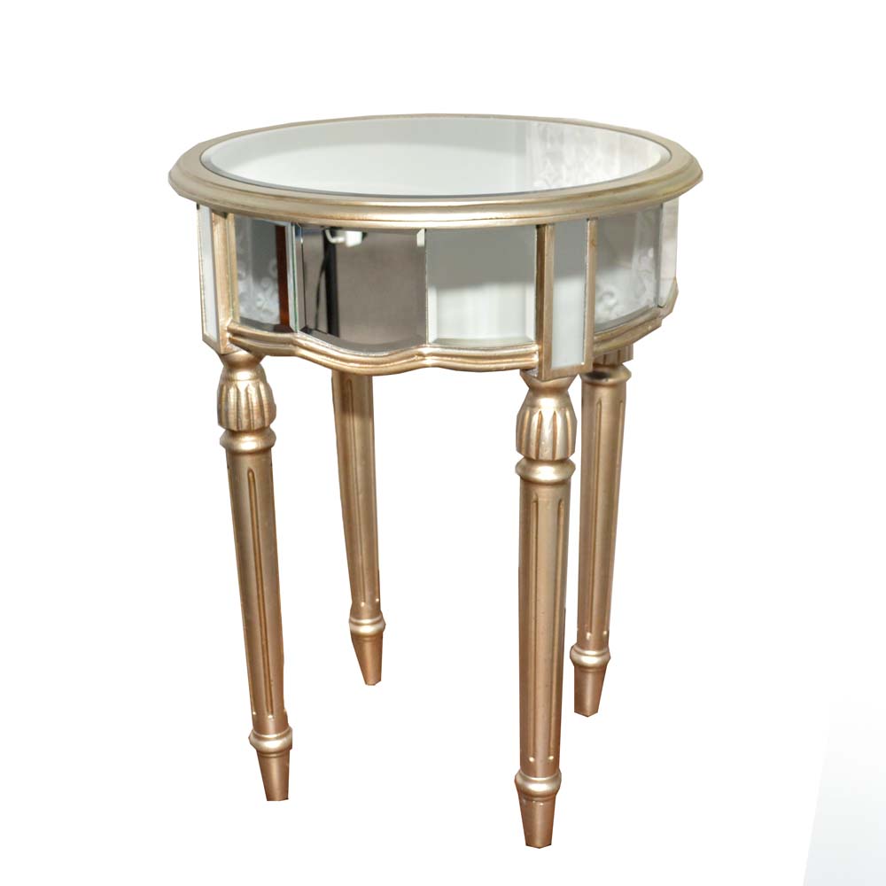 Mirrored Side Table EBTH