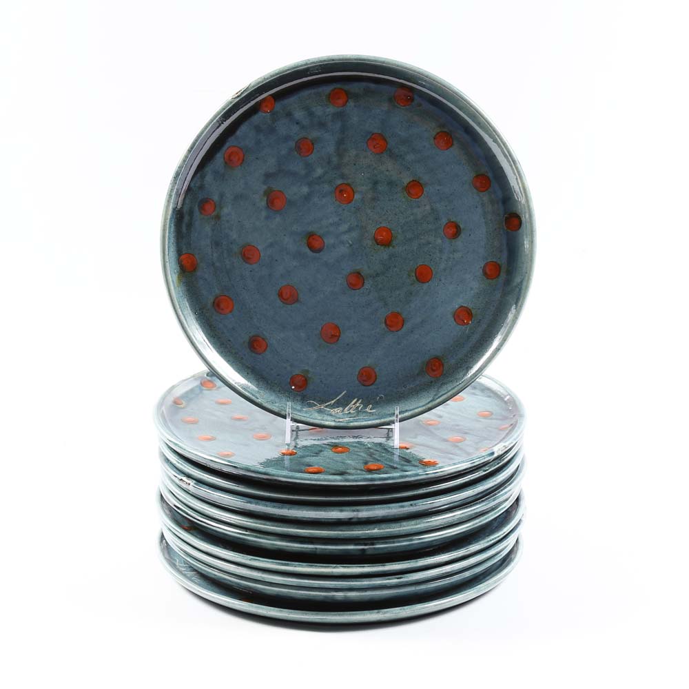 Hand Painted Pottery Plates EBTH