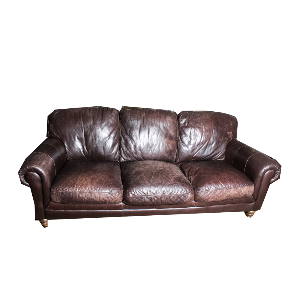 Contemporary Leather Sofa EBTH