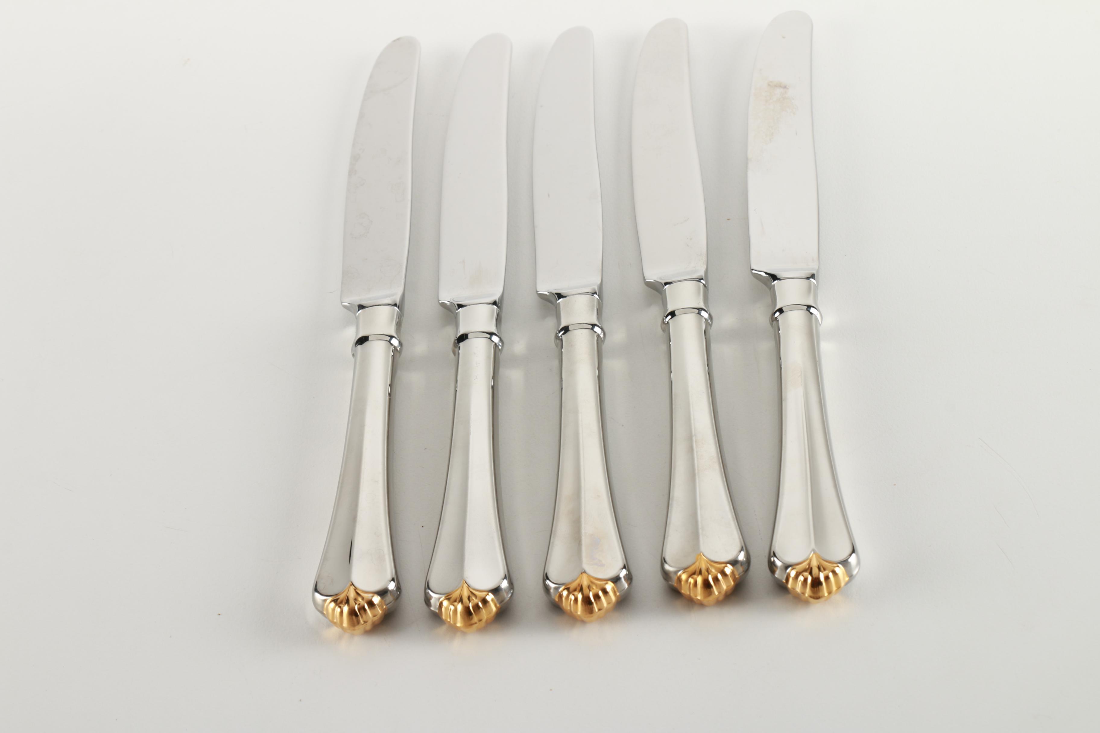 Oneida "Royal Flute" Stainless Steel Flatware EBTH