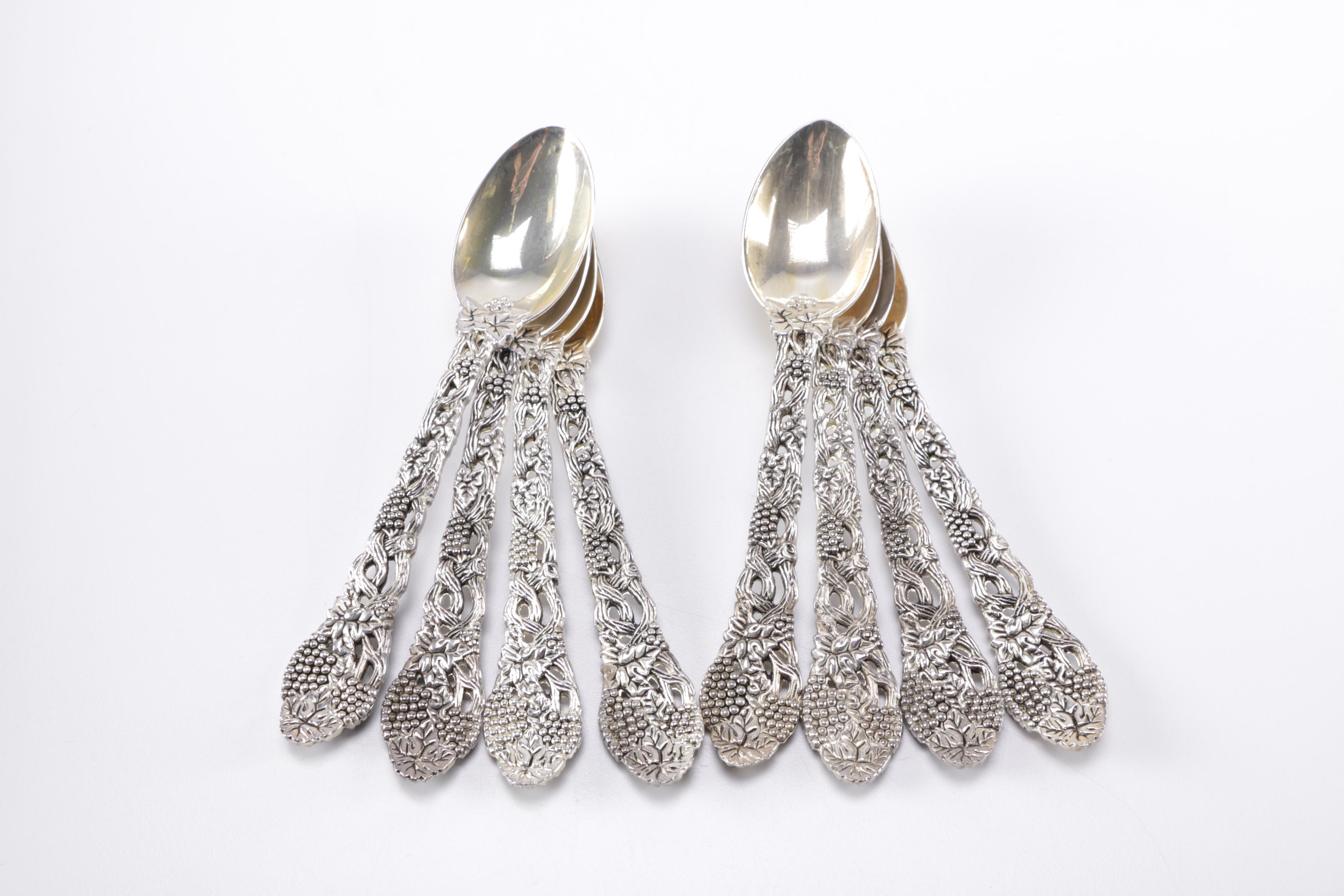 Godinger Silver Plate "Vineyard" Flatware EBTH