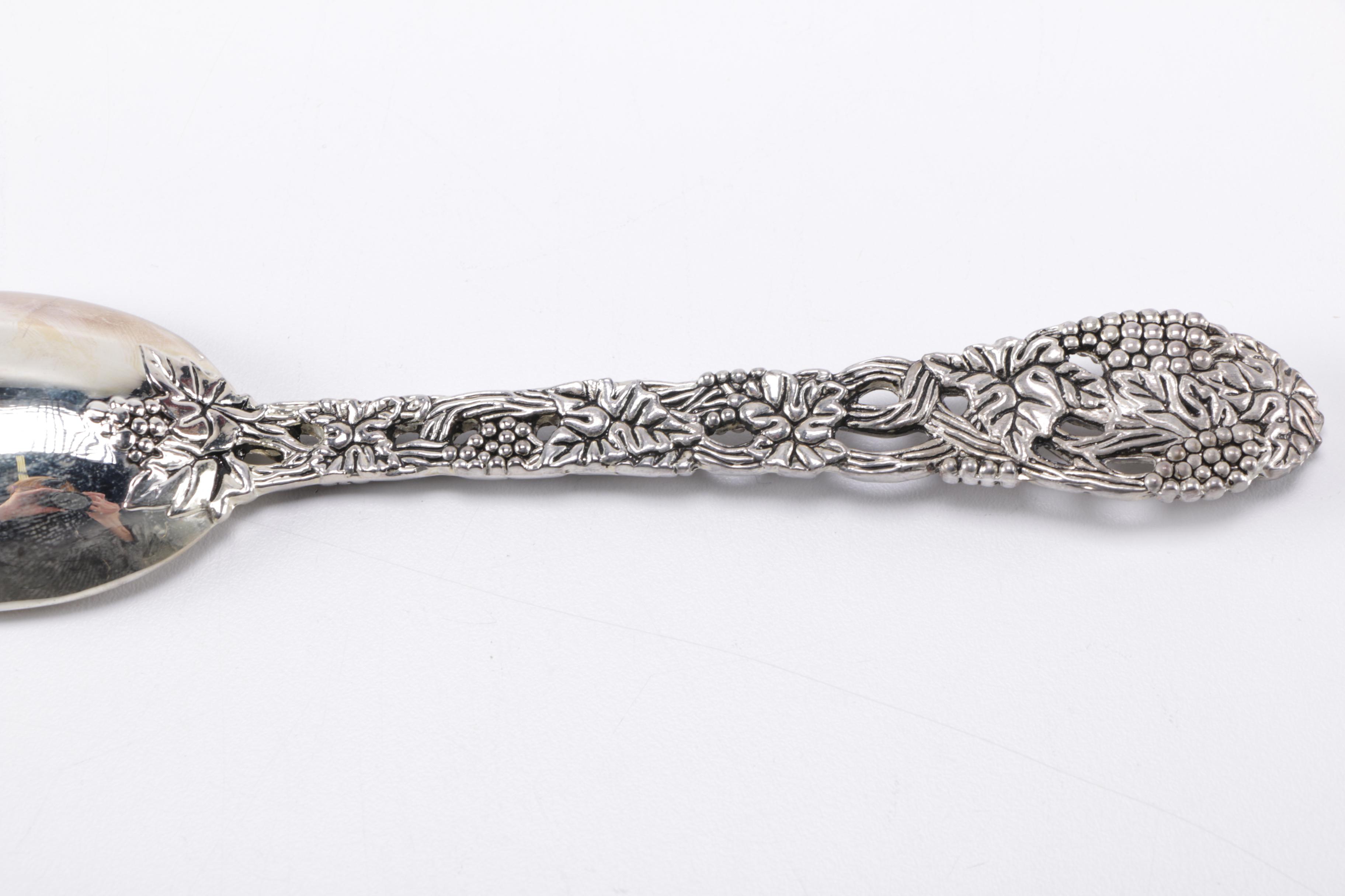 Godinger Silver Plate "Vineyard" Flatware EBTH