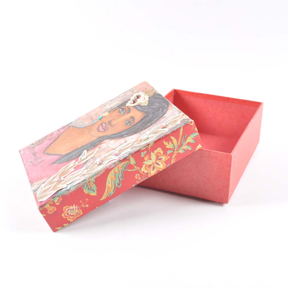 Mixed Media Art Trinket Boxes EBTH