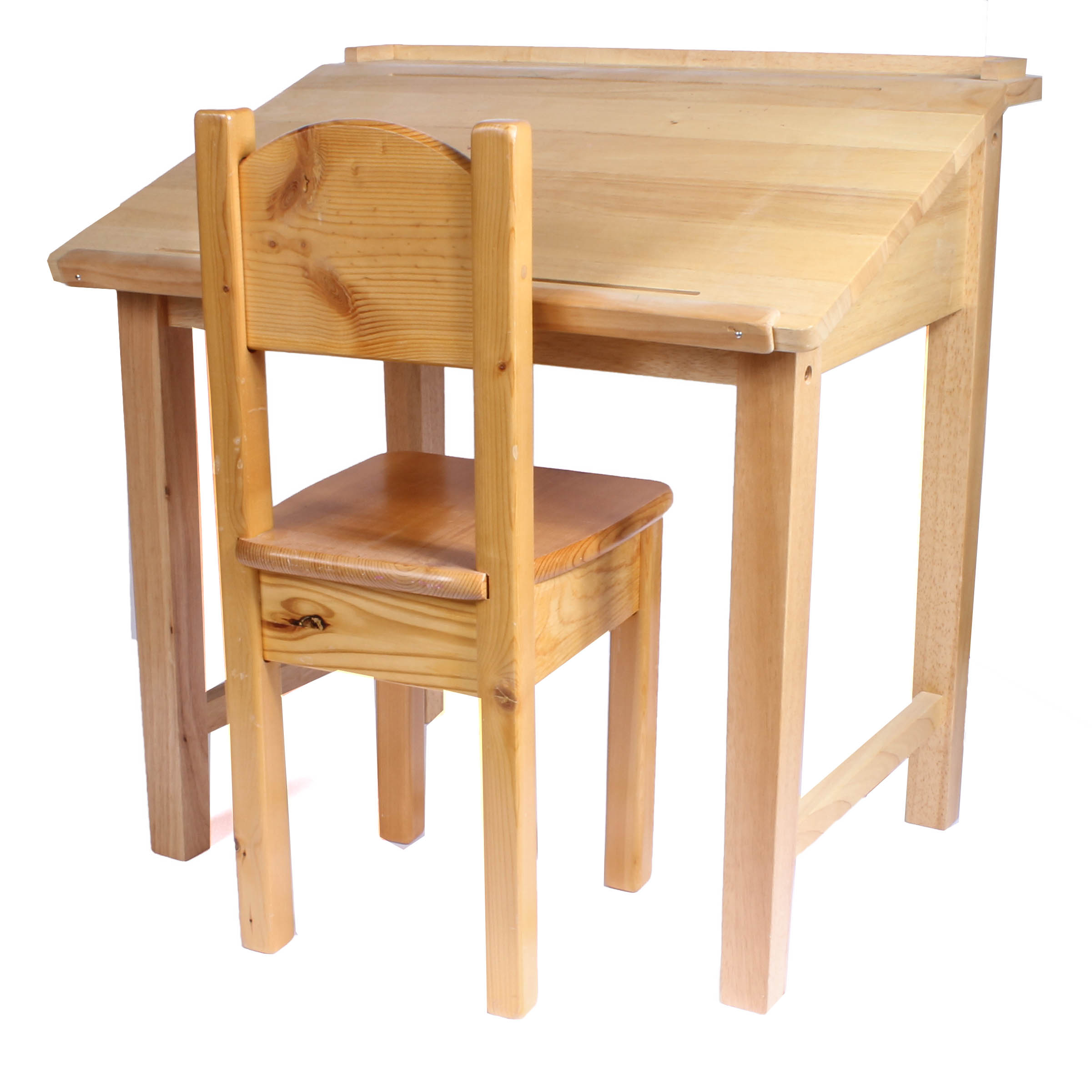Children S Art Desk With A Little Colorado Golden Co Chair Ebth