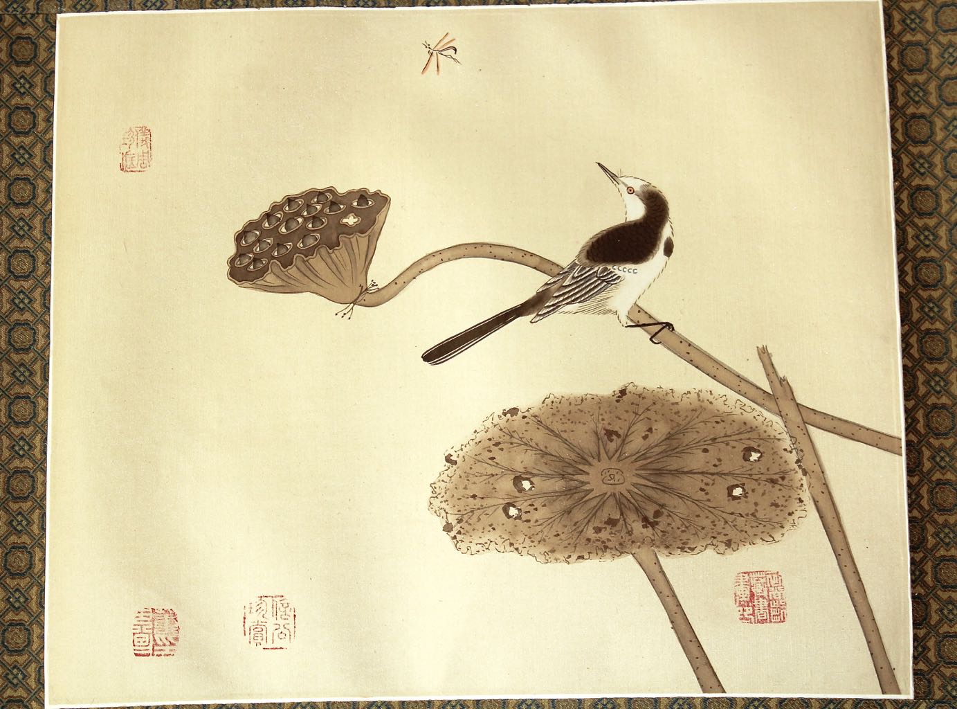 Three Original Chinese Watercolors on Silk EBTH