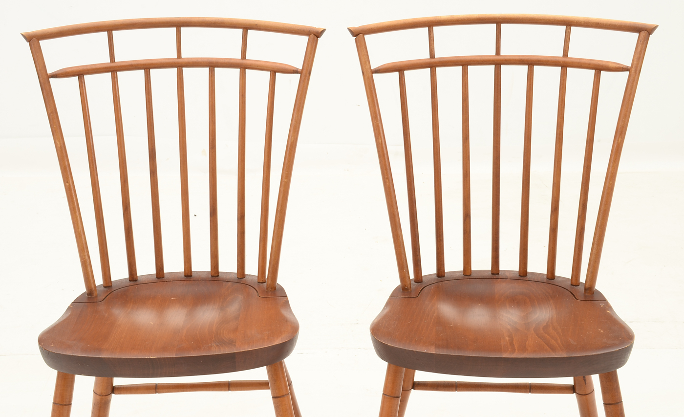 Four Hagerty Cohasset Colonial Windsor Chairs EBTH