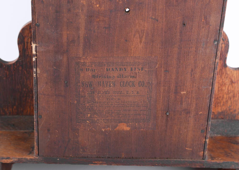 Vintage New Haven Clock Company "Gingerbread" Clock EBTH