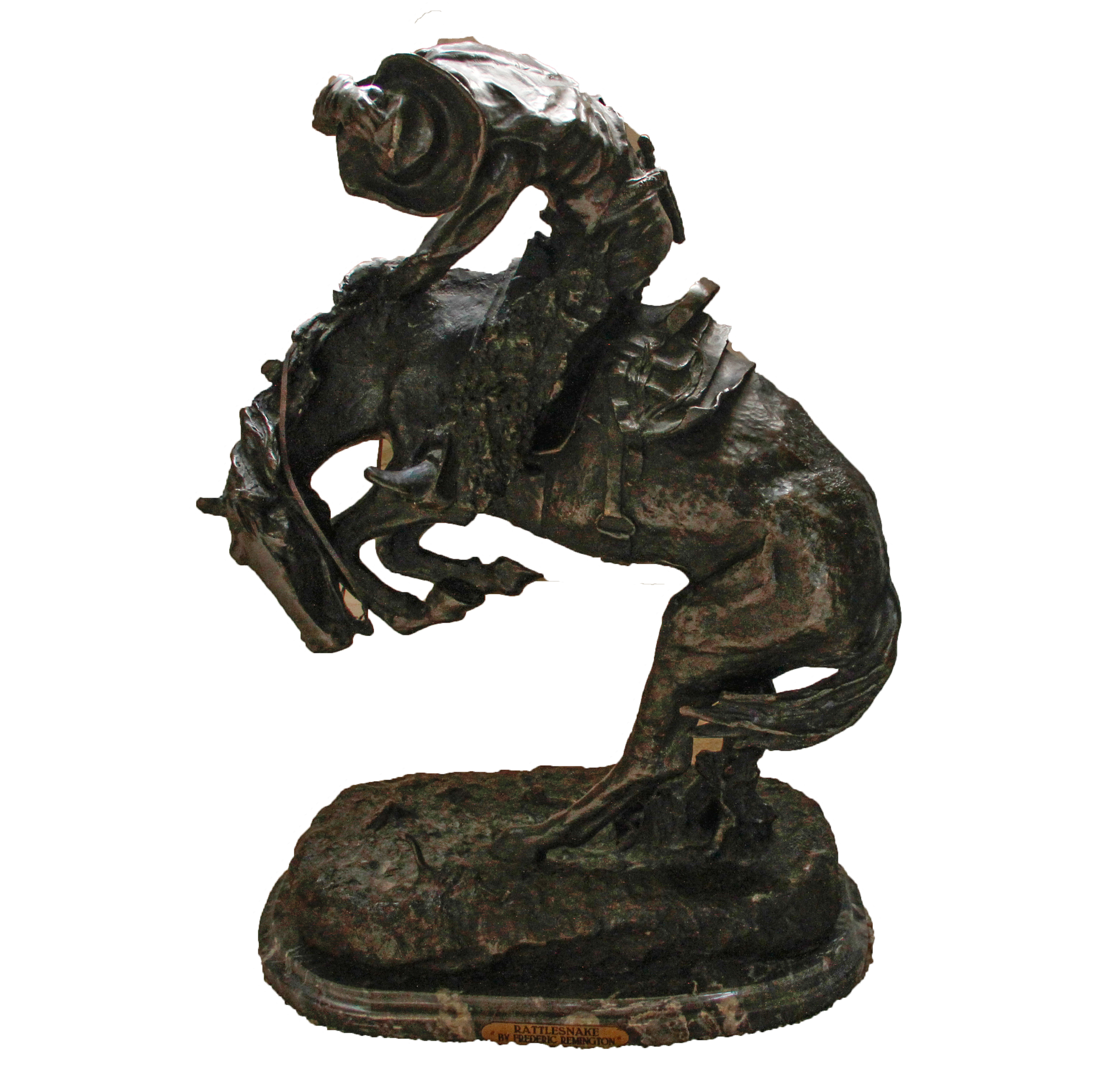 Frederic Remington Reproduction Bronze "Rattlesnake" EBTH