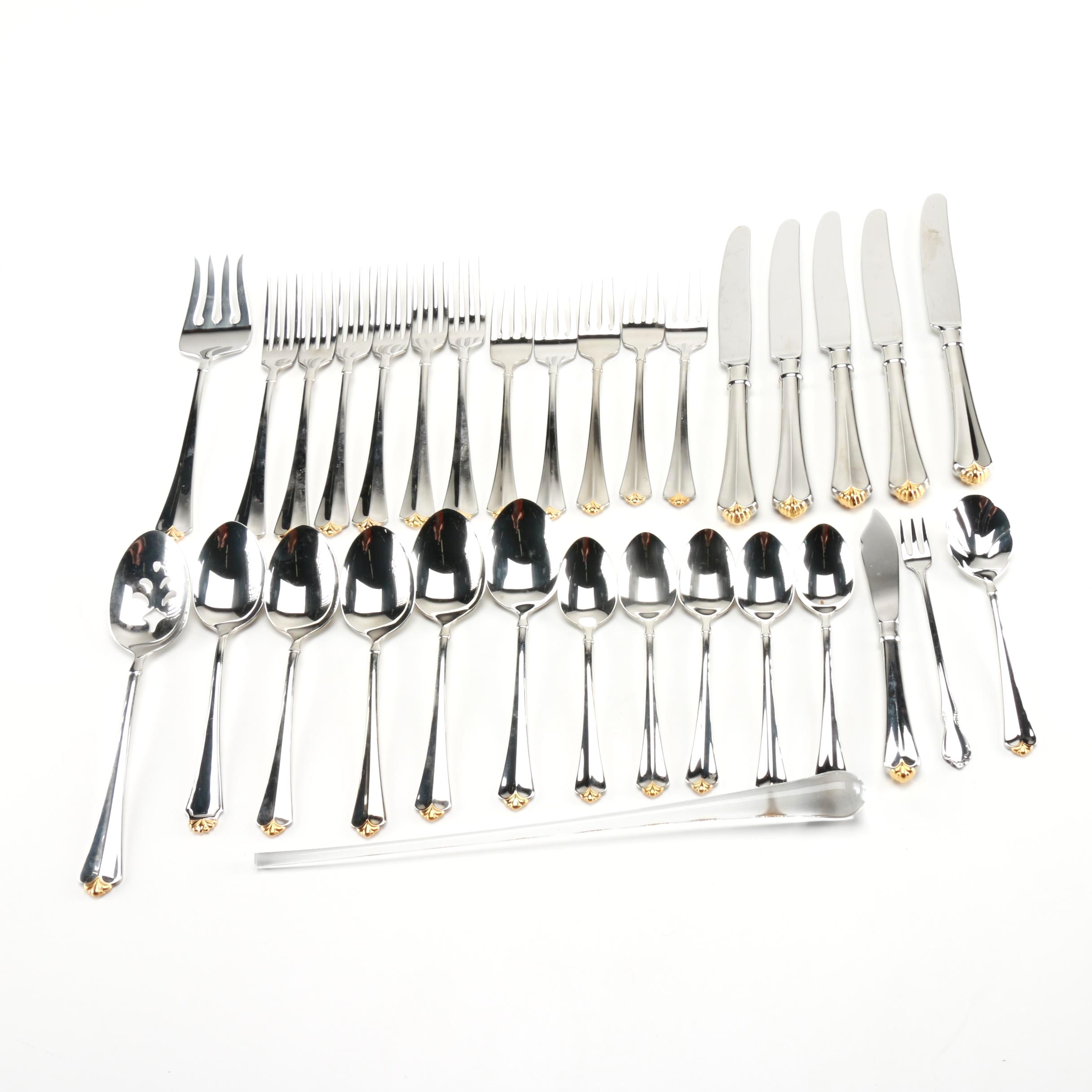 Oneida "Royal Flute" Stainless Steel Flatware EBTH