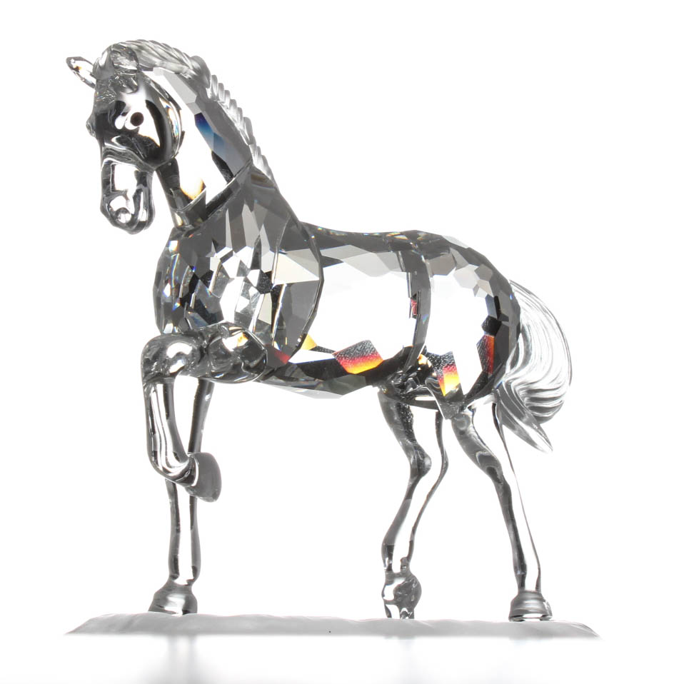 Swarovski Crystal Horse Figurine EBTH