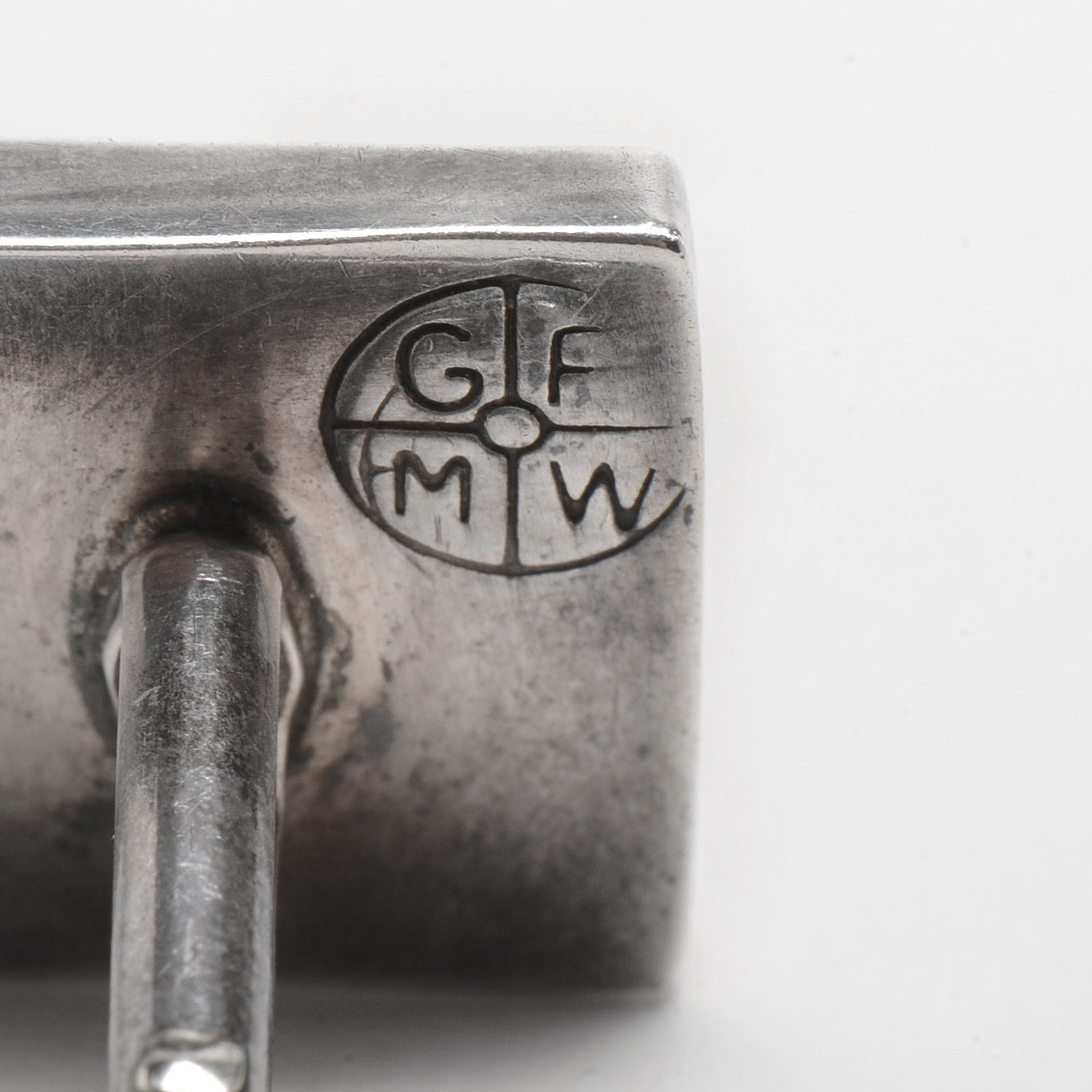 Great Falls Metalworks Sterling MultiColor Inlaid Cufflinks EBTH