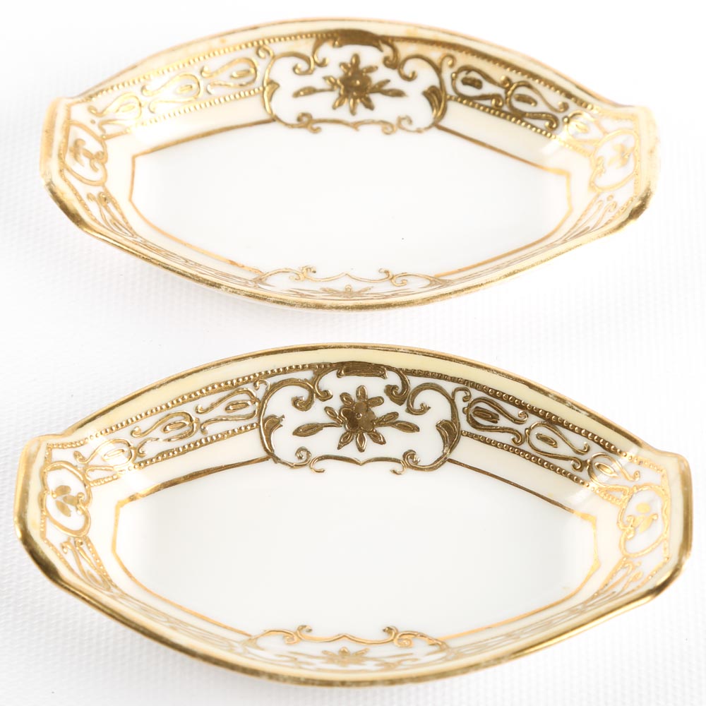 Nippon and Noritake Porcelain Salt Dishes and Trays EBTH