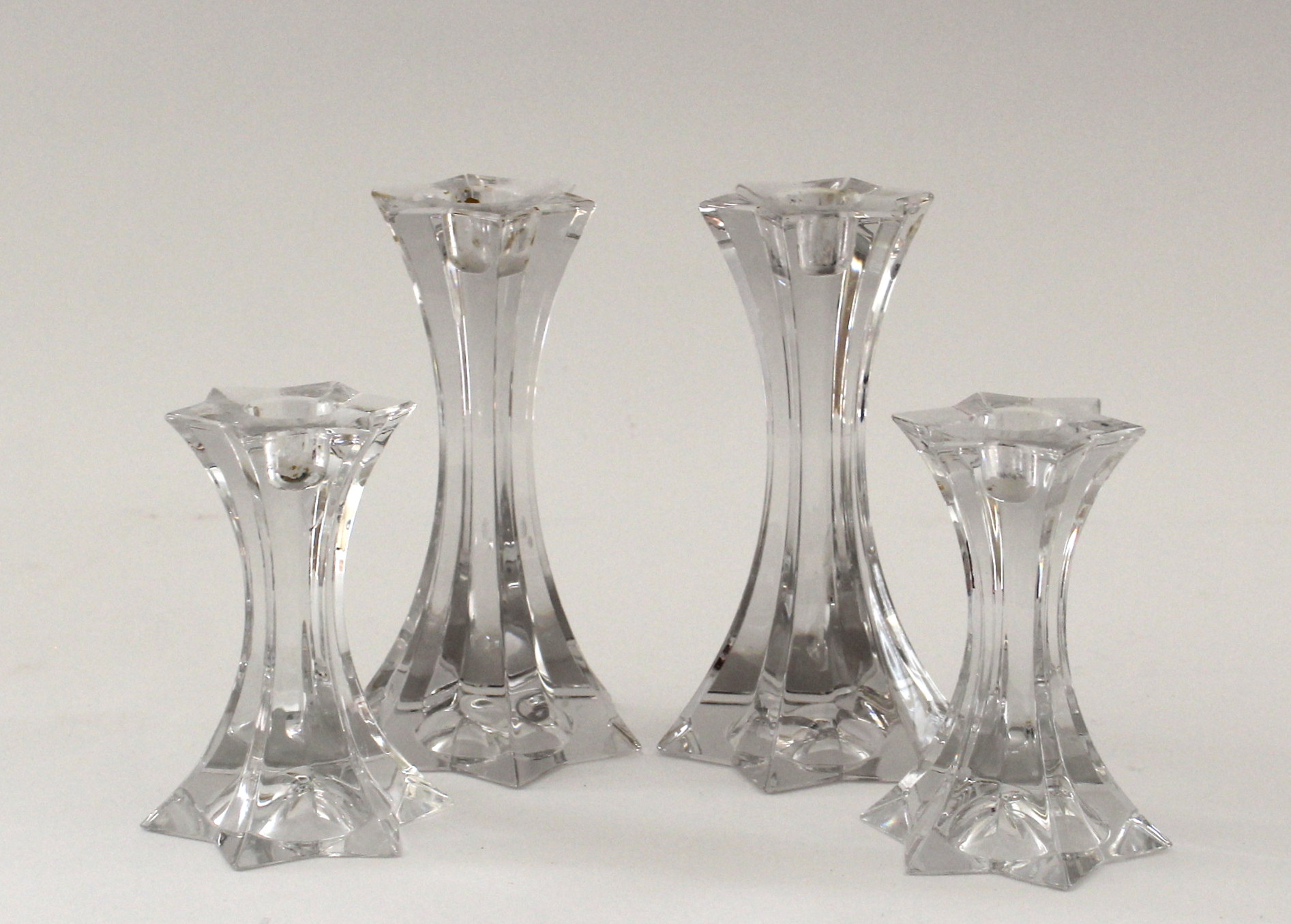 Crystal and Glass Candle Holders Including Villeroy and Boch EBTH