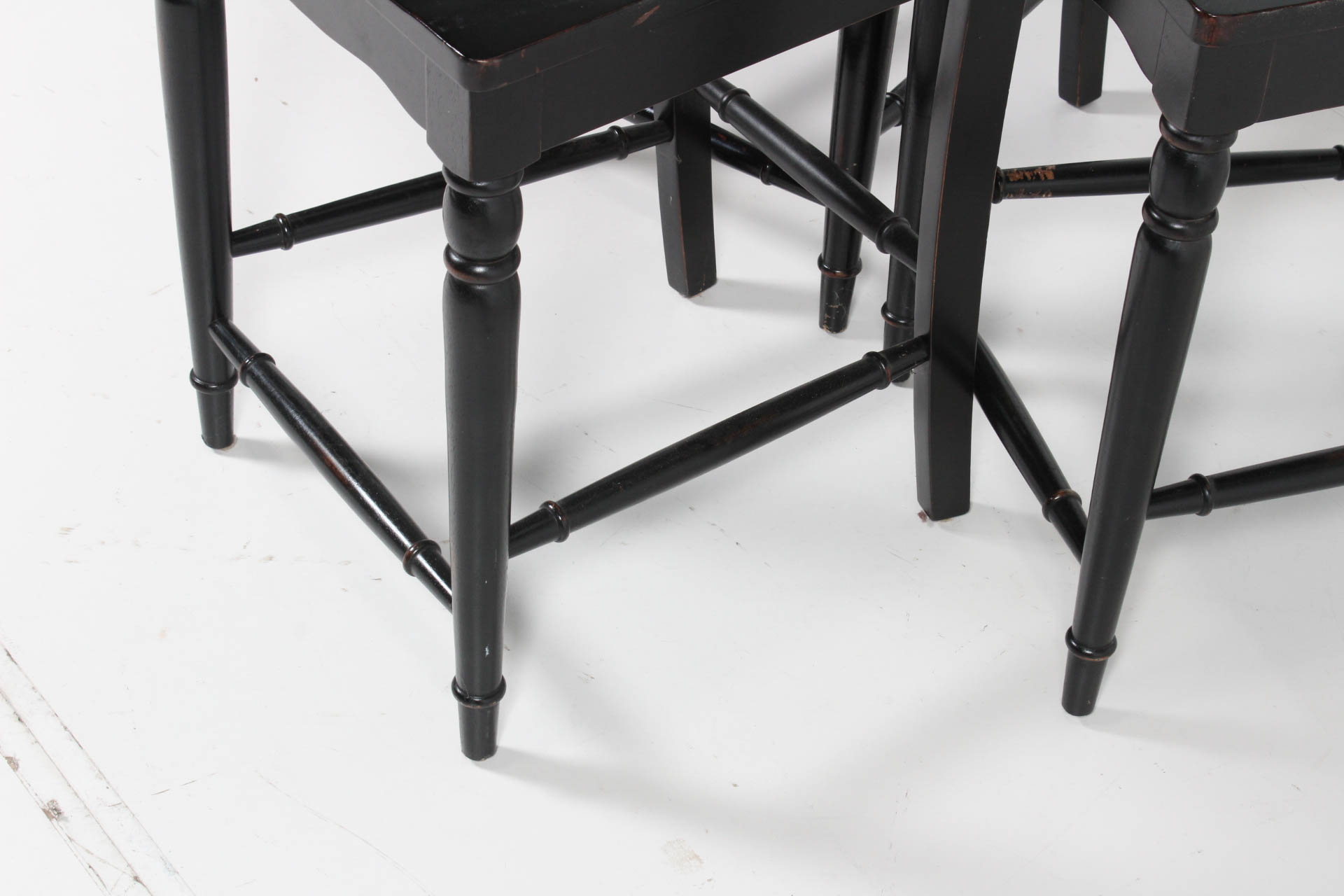 Pier One Ladder Back Bar Chairs EBTH