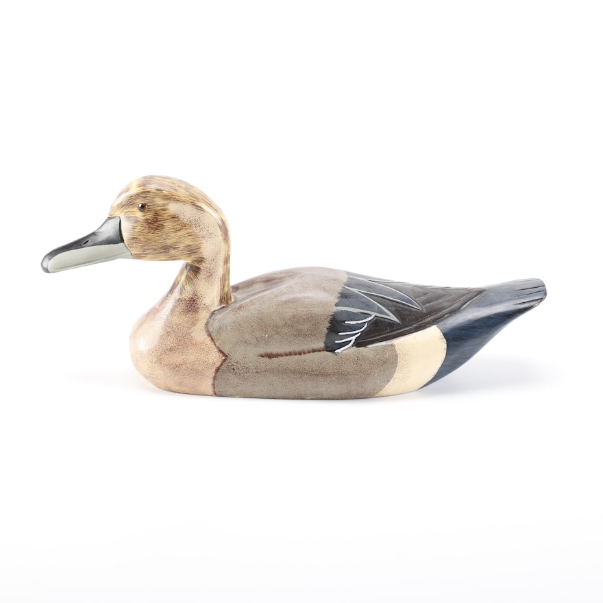 Two Rivers Decoy Company Painted Duck Decoy