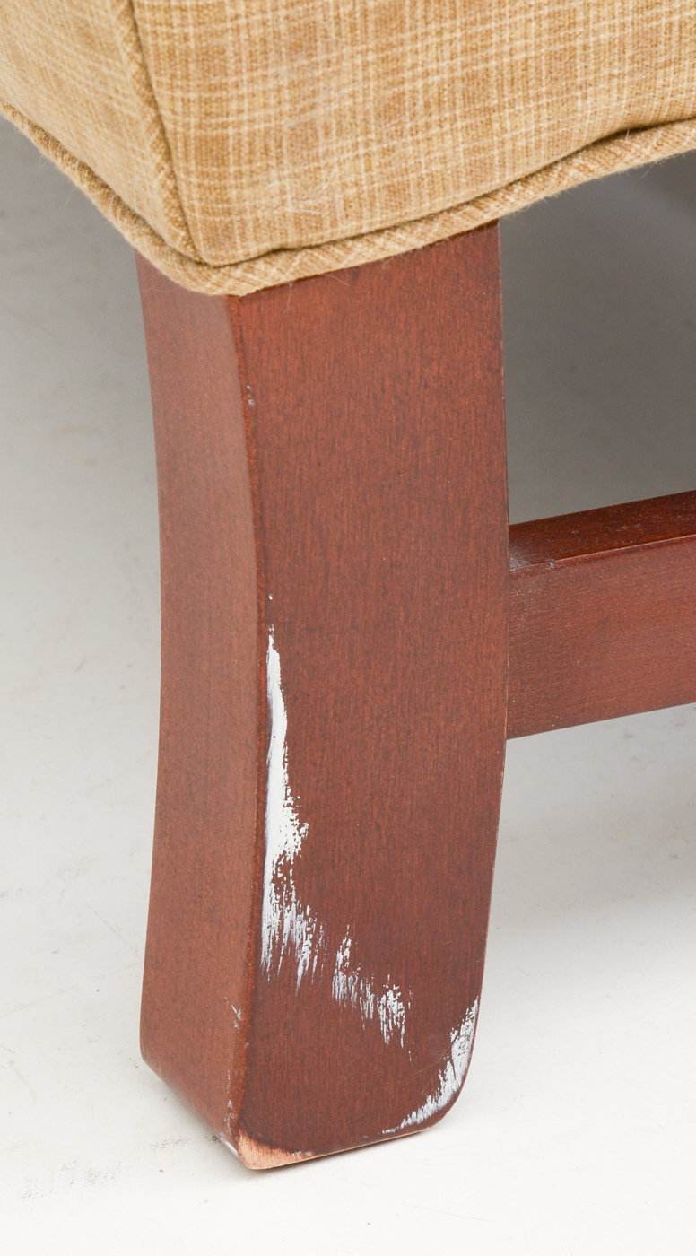 Johnston Benchworks Plaid Settee EBTH