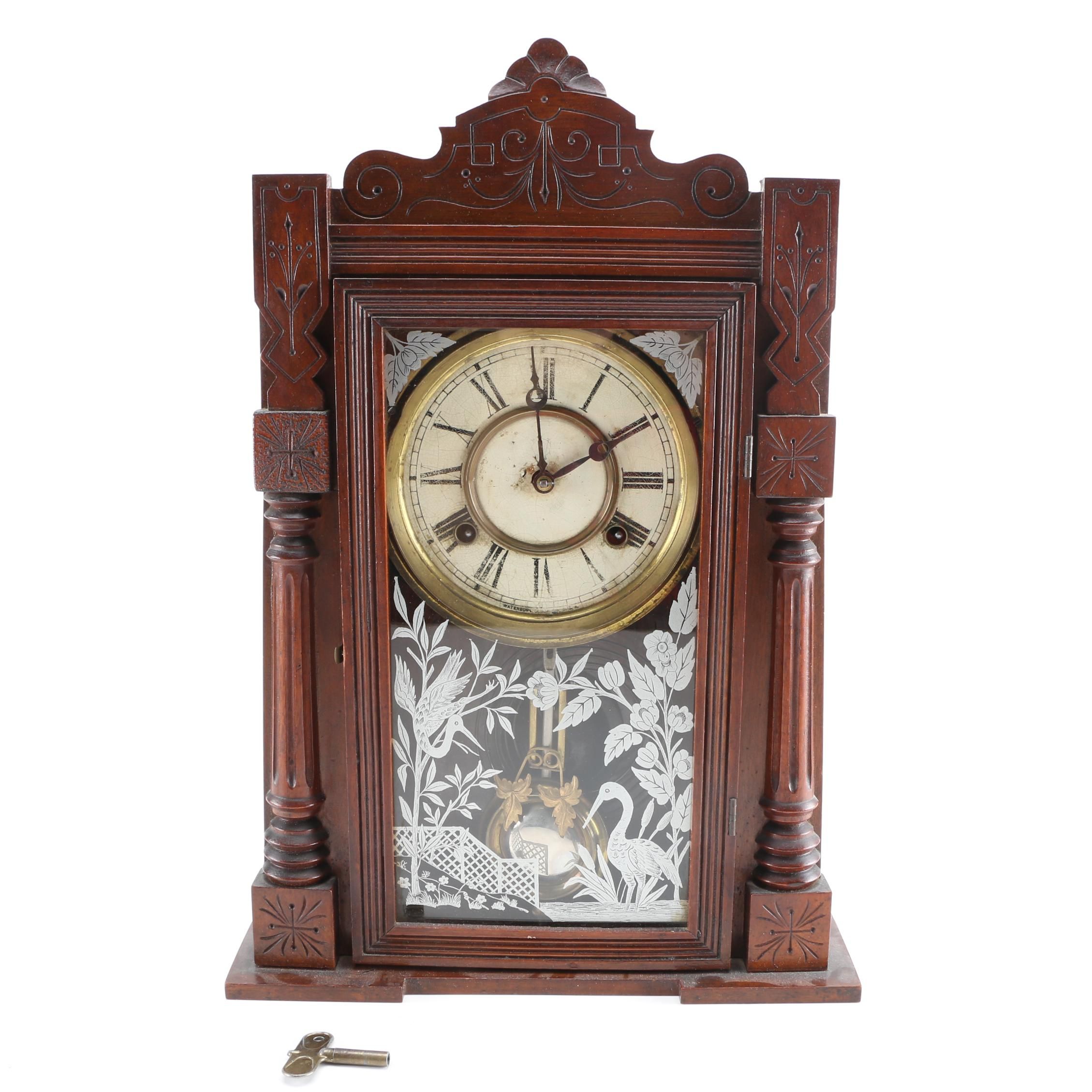 Antique Wm L. Gilbert Clock Co. Mantel Clock EBTH