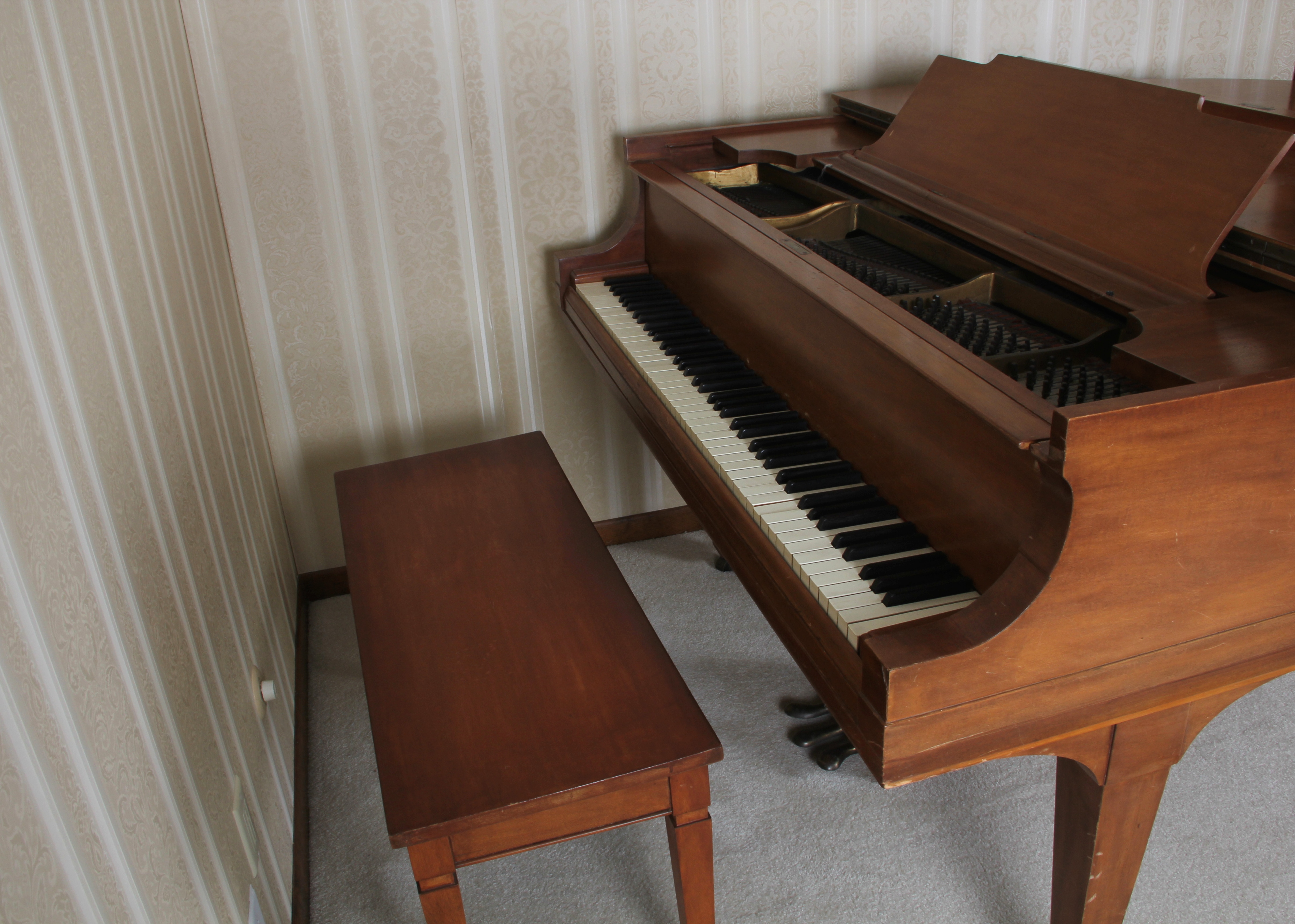 Disassembled C. Kurtzmann & Co. Baby Grand Piano EBTH