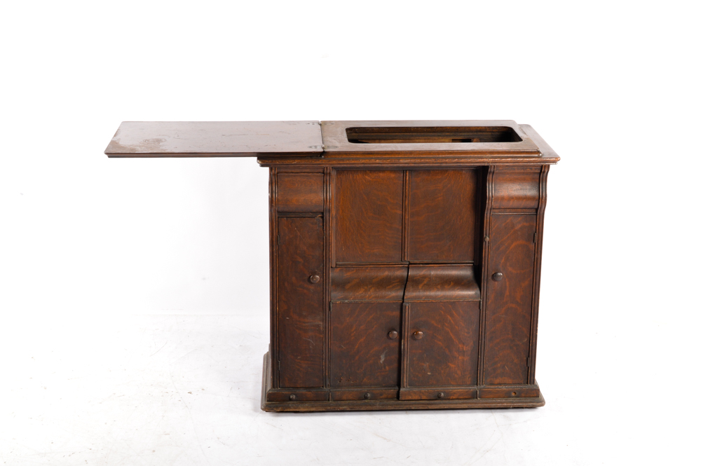 Antique Parlor Treadle with Singer 66 Sewing Machine EBTH