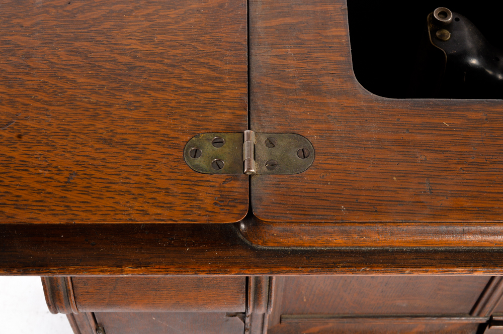 Antique Parlor Treadle with Singer 66 Sewing Machine EBTH