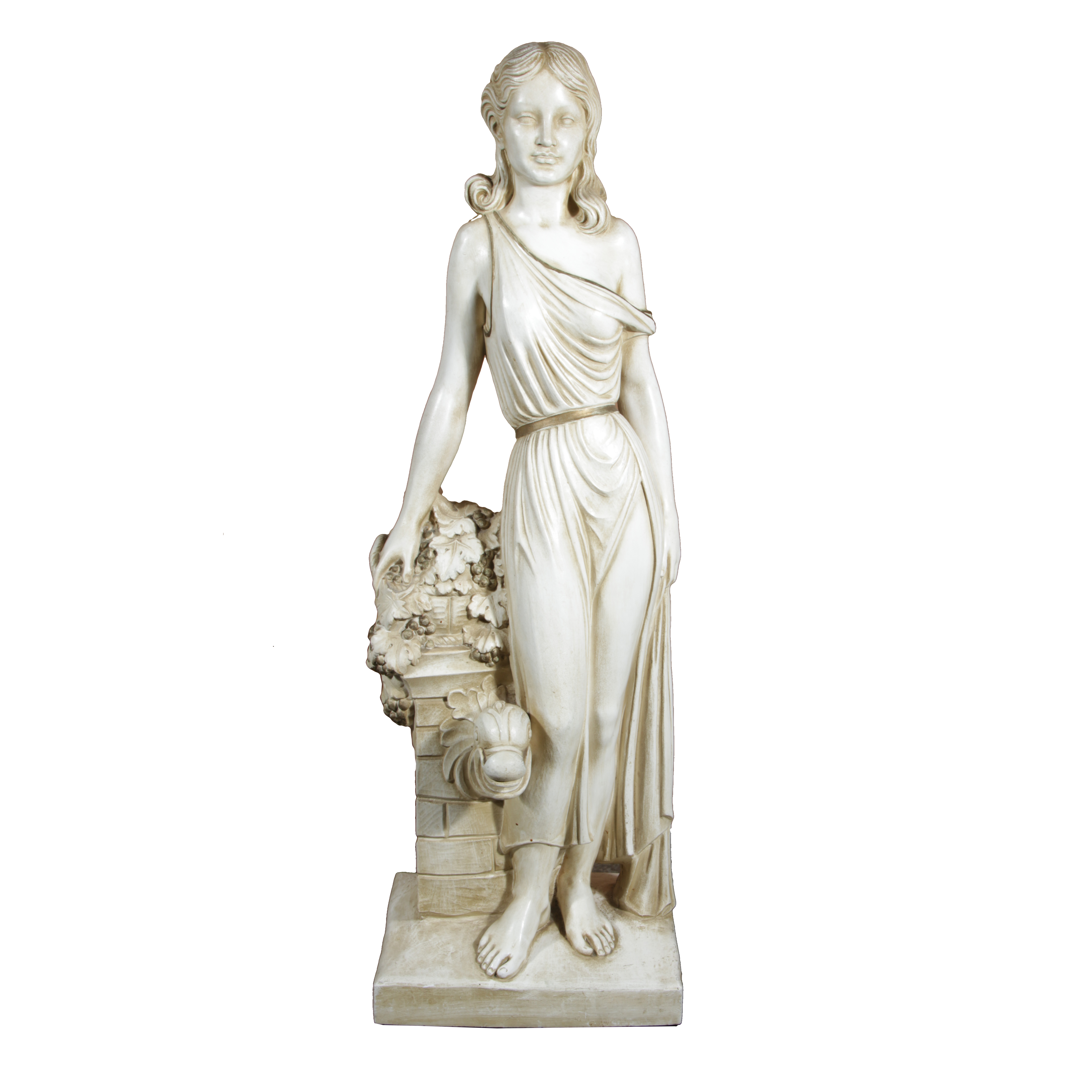 1969 Universal Statuary Grecian Woman Chalkware Figure #490 | EBTH