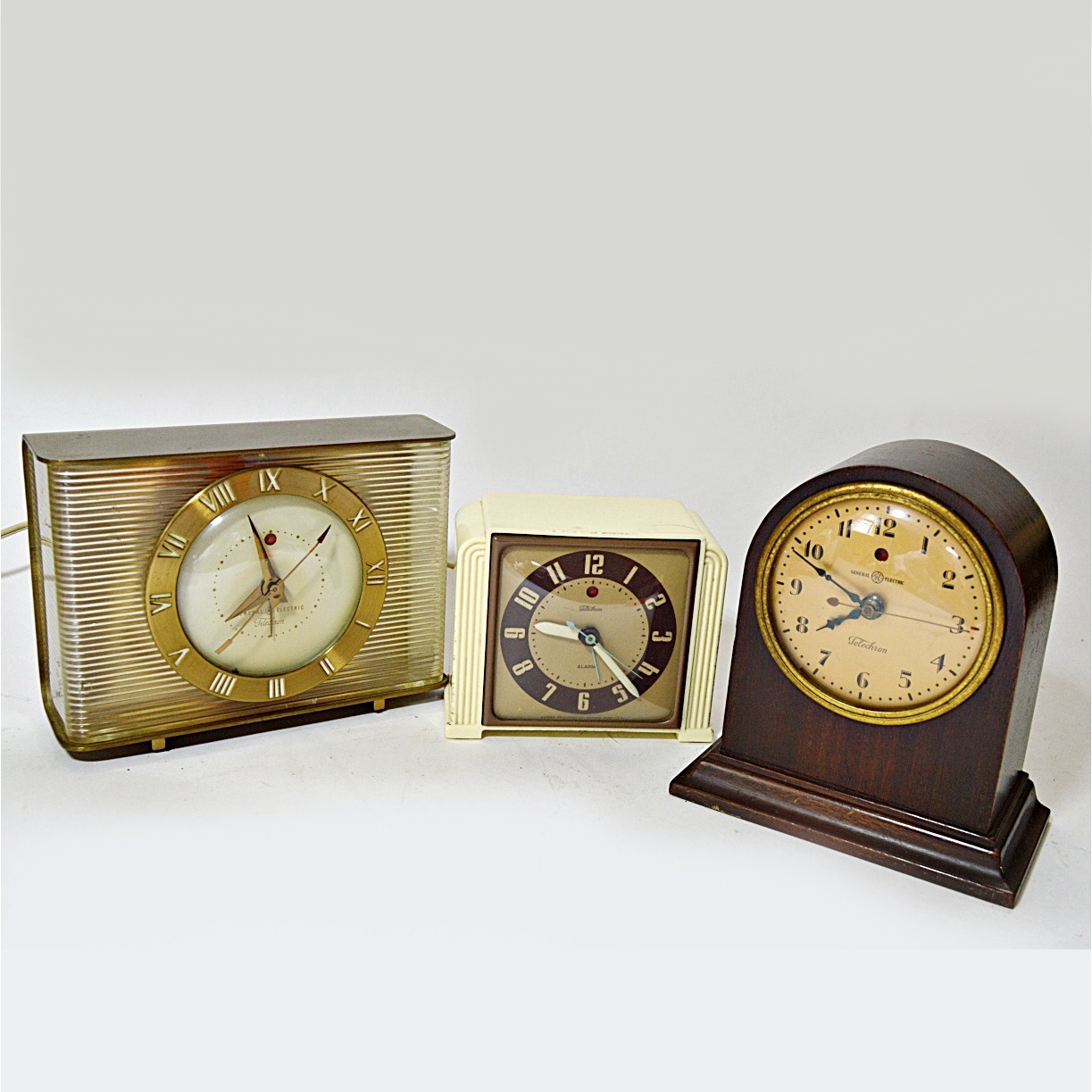 Three 1940s GE Telechron Clocks EBTH