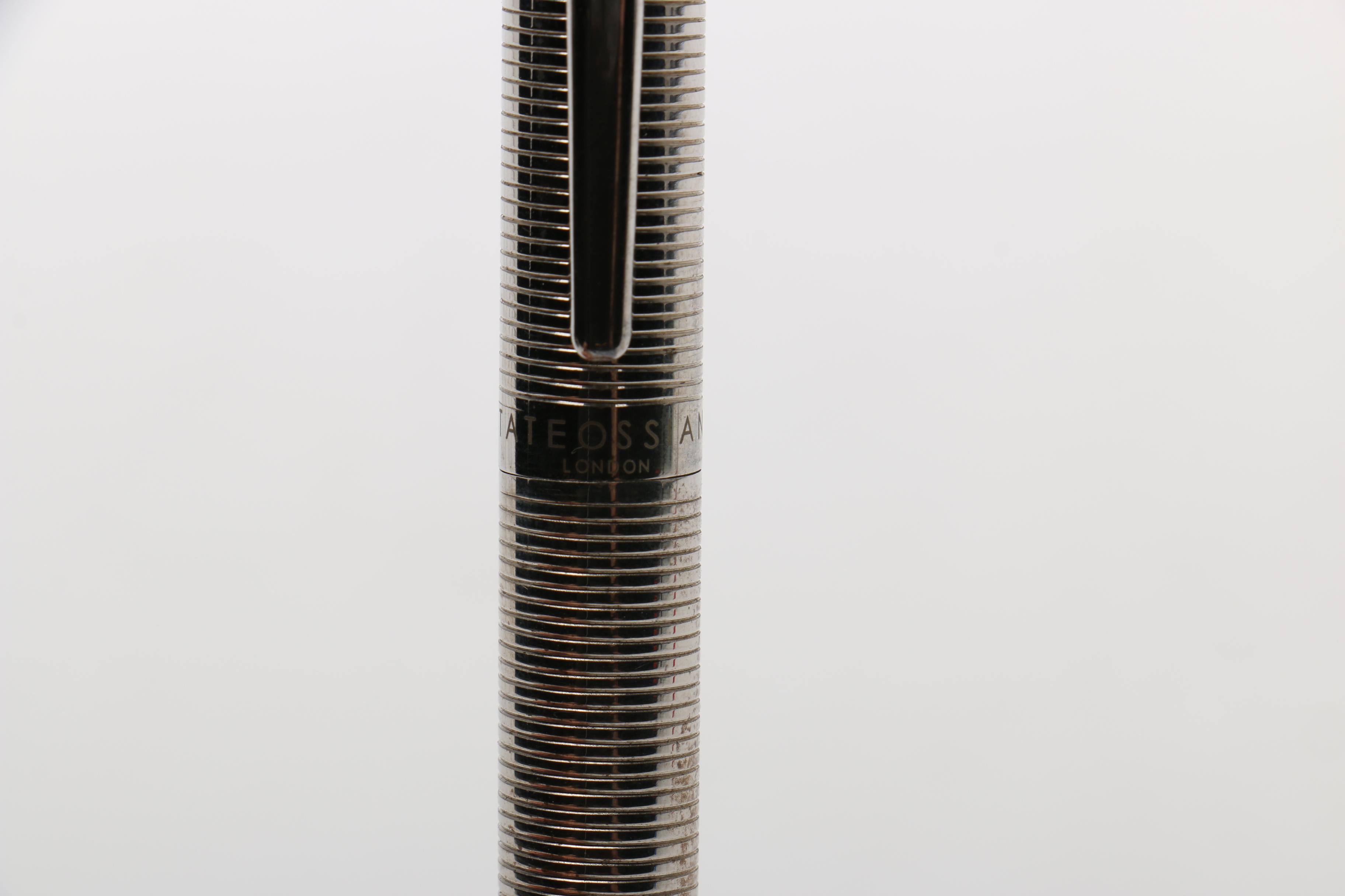 Stainless Steel Tateossian London Fountain Pen EBTH