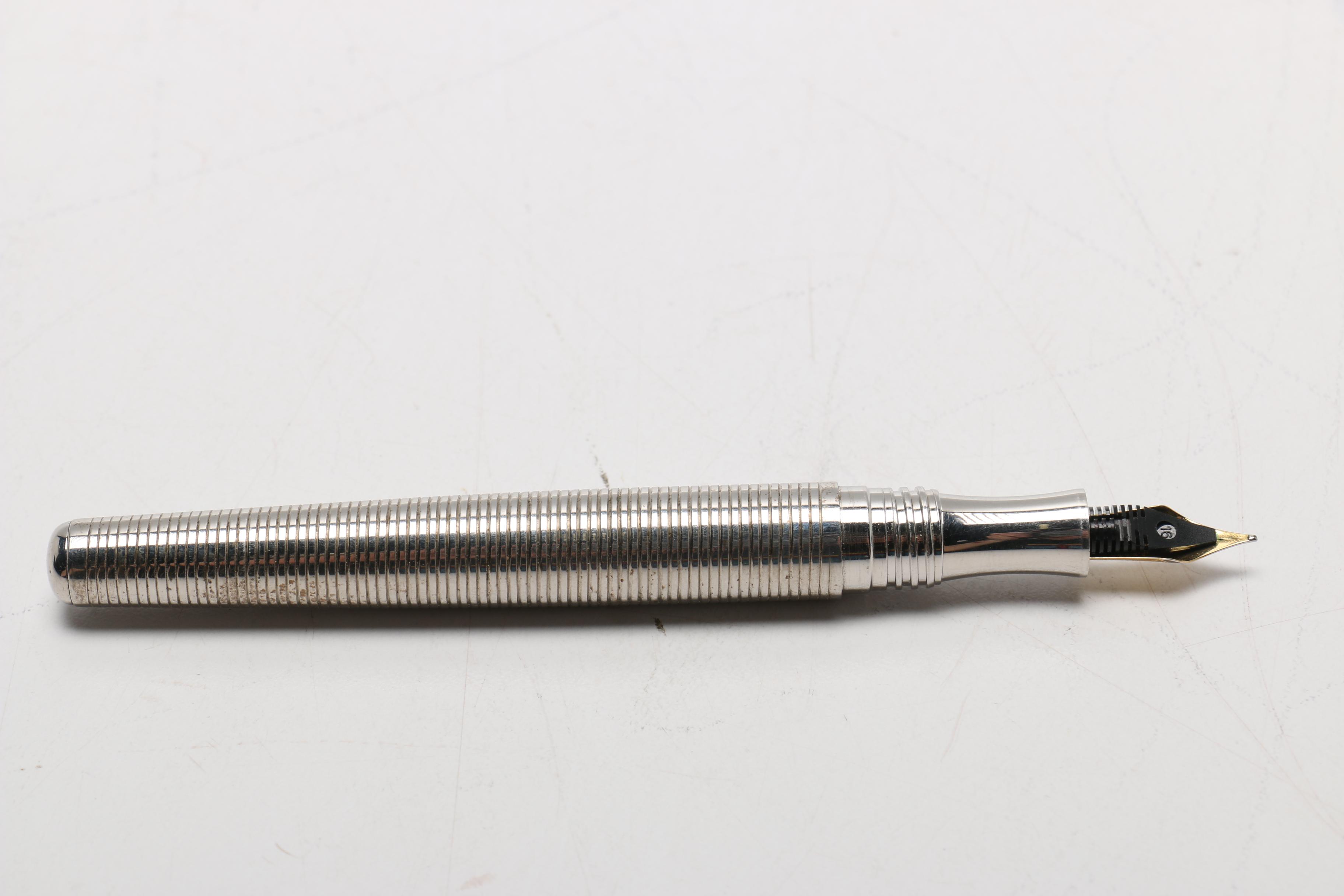 Stainless Steel Tateossian London Fountain Pen EBTH