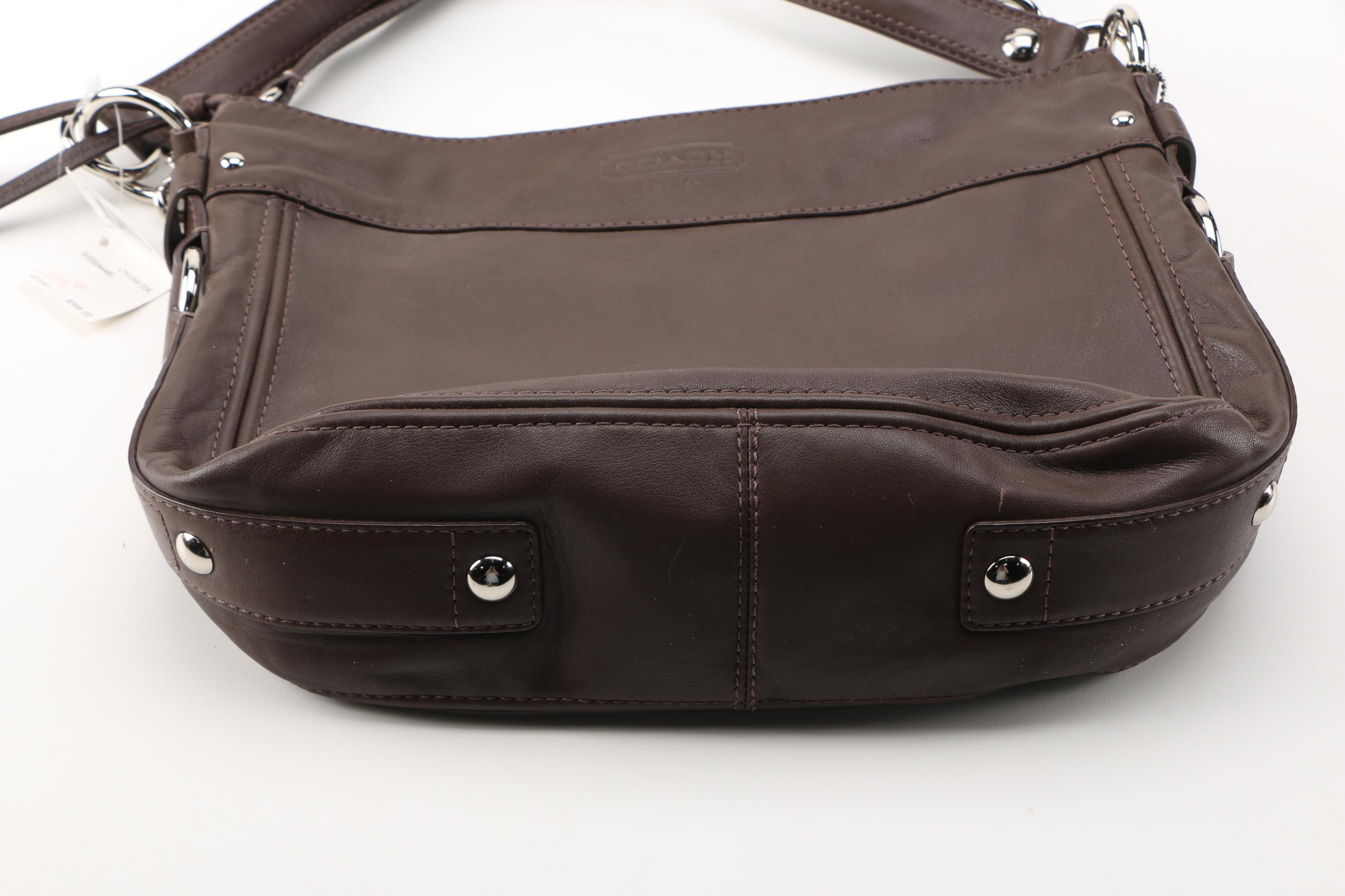 Coach Brown Leather Crossbody Bag EBTH