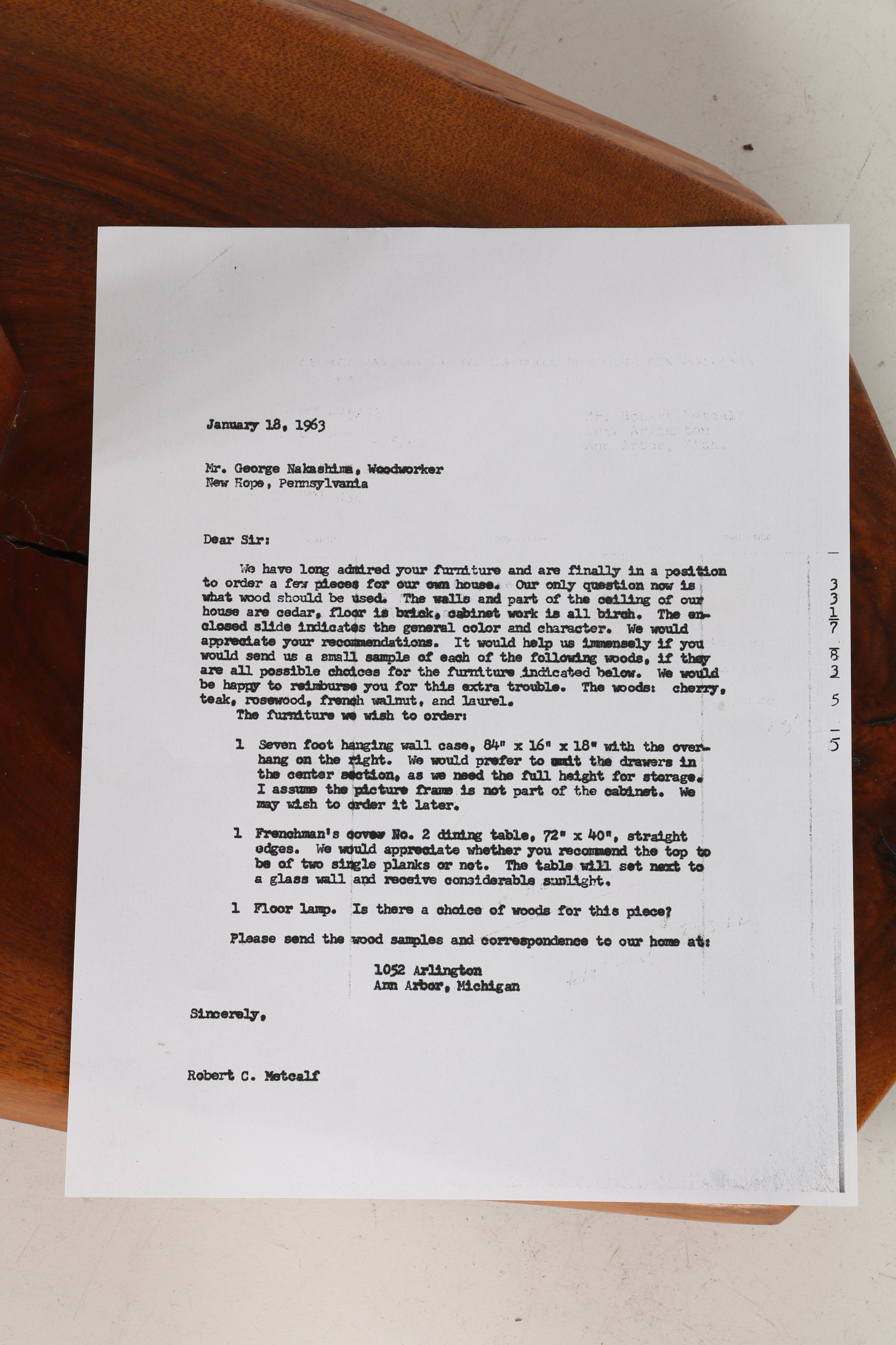 Vintage George Nakashima Floor Lamp With Provenance | EBTH