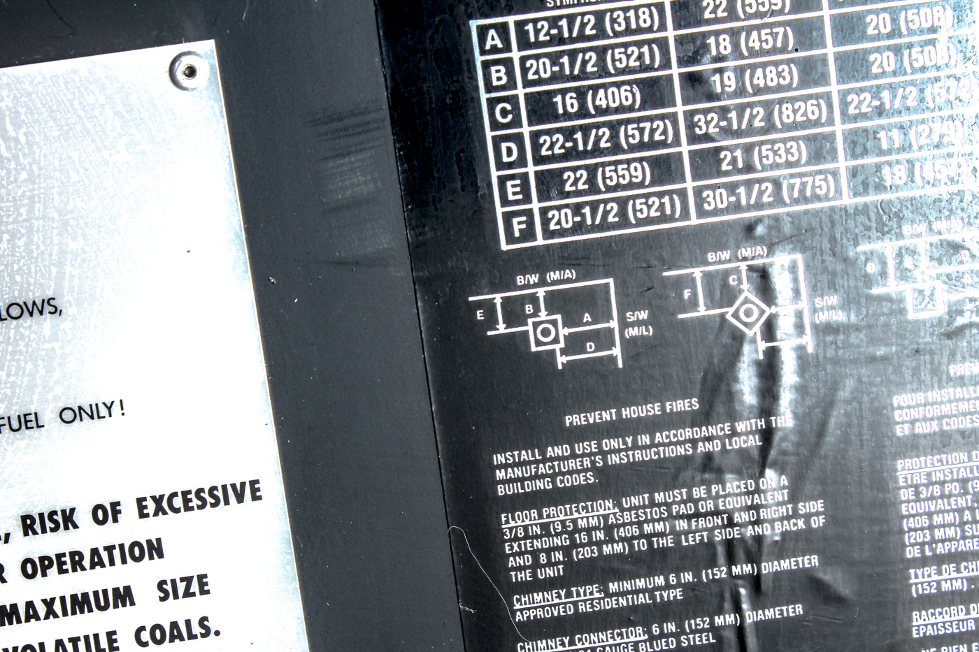 Efel "Symphony" Cast Iron and Enamel Wood Burning Stove EBTH