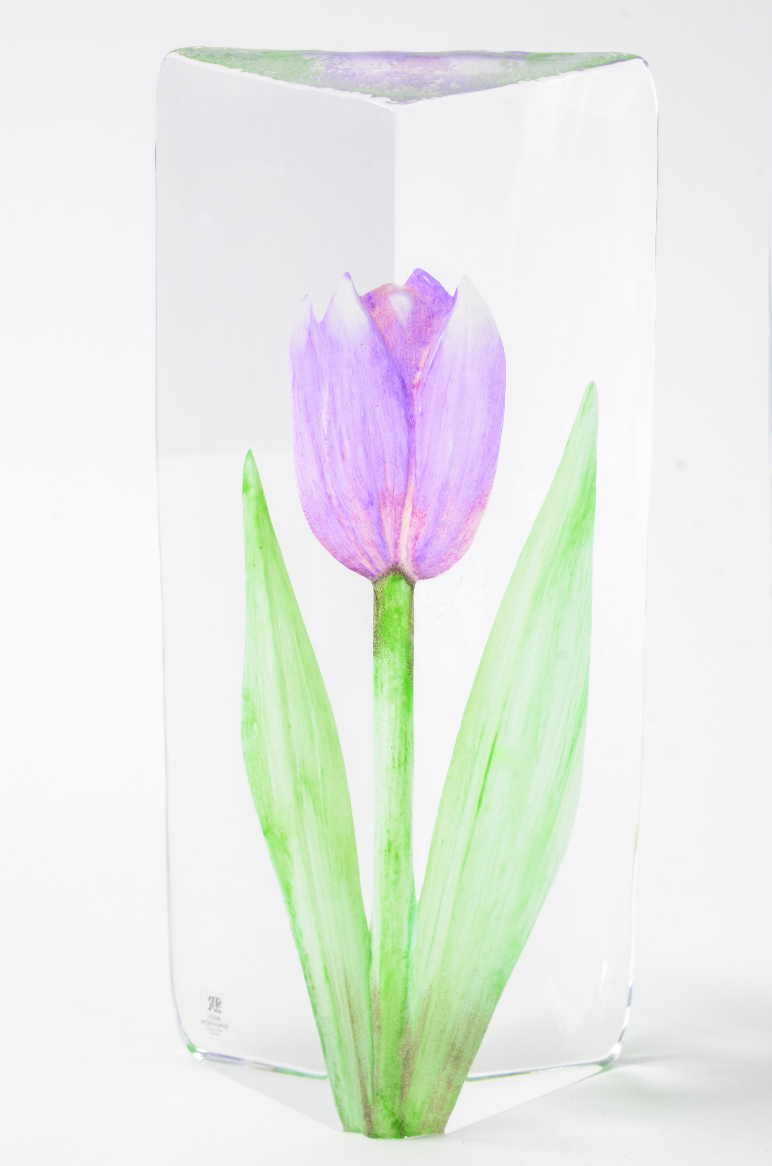 Mats Jonasson Art Glass Sculpture and Nambé Vase EBTH