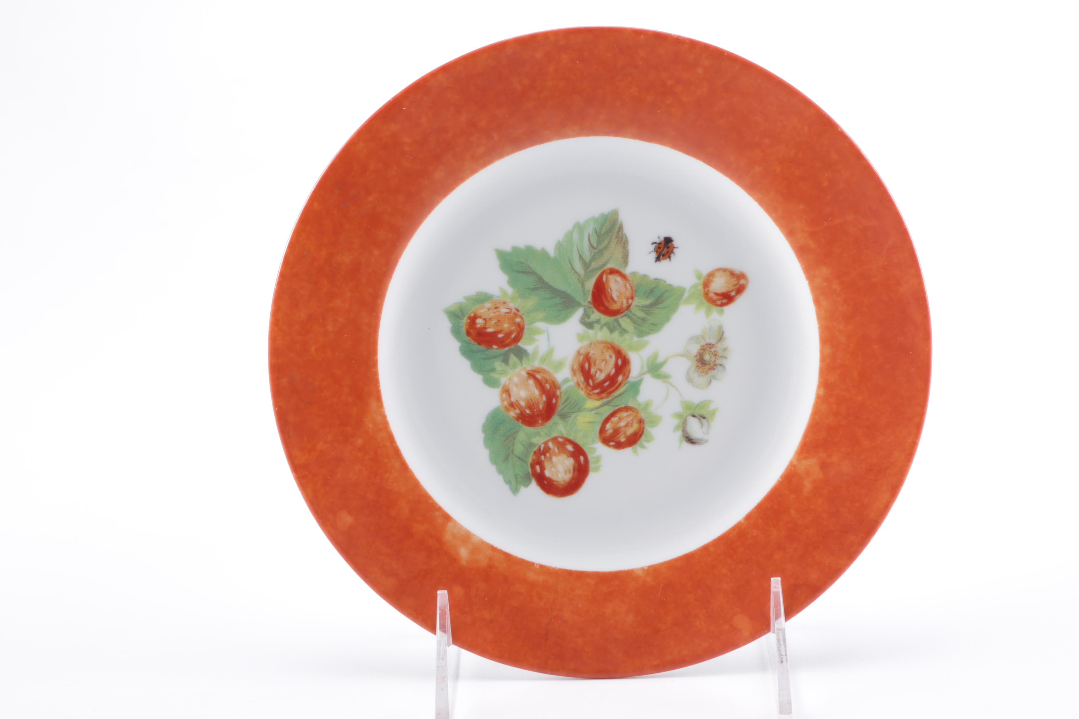 Laure Japy "Fruits" Porcelain Plates EBTH
