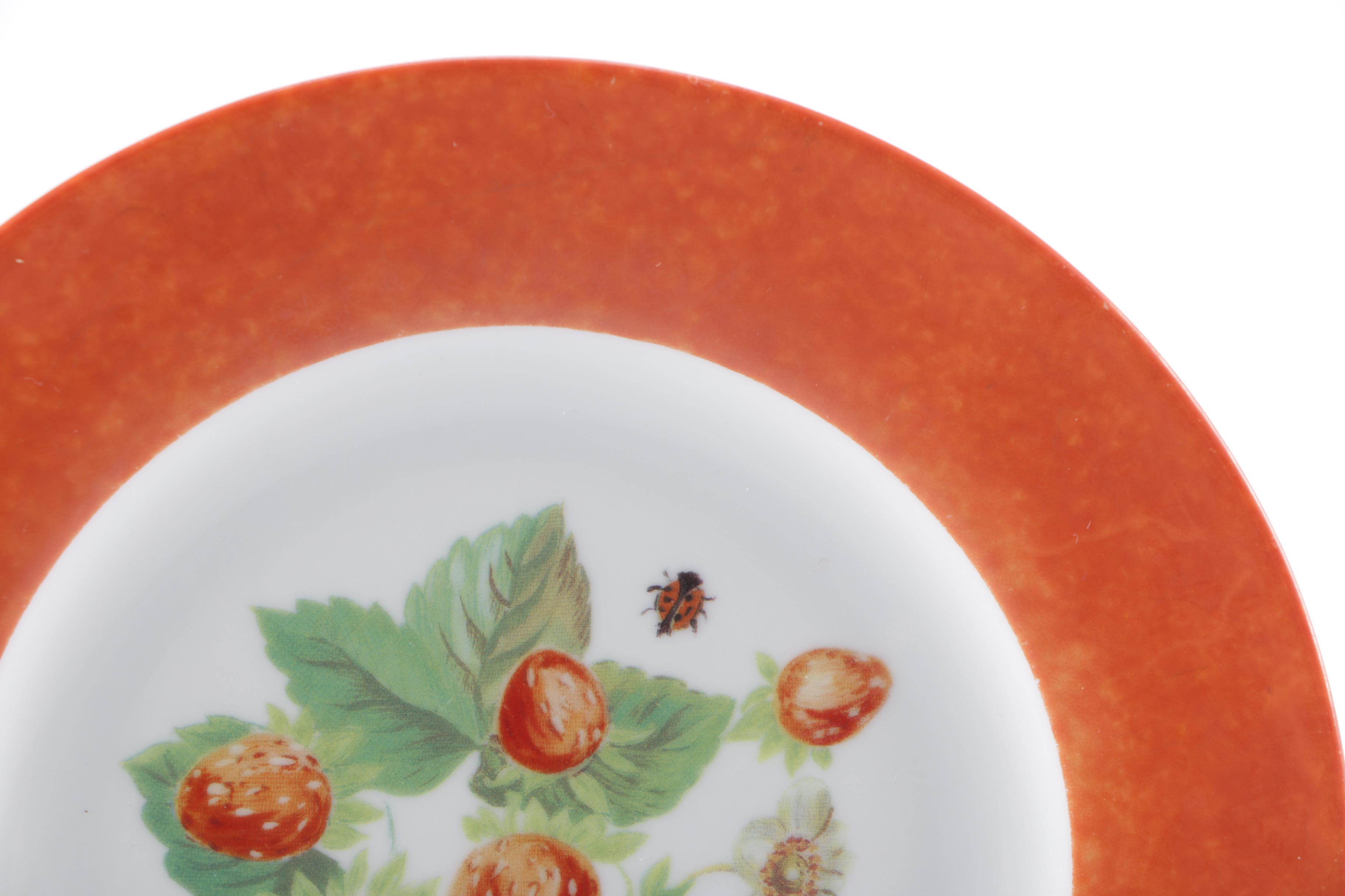 Laure Japy "Fruits" Porcelain Plates EBTH