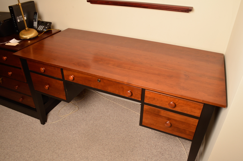 Ethan Allen Shaker Style Desk With Chair EBTH