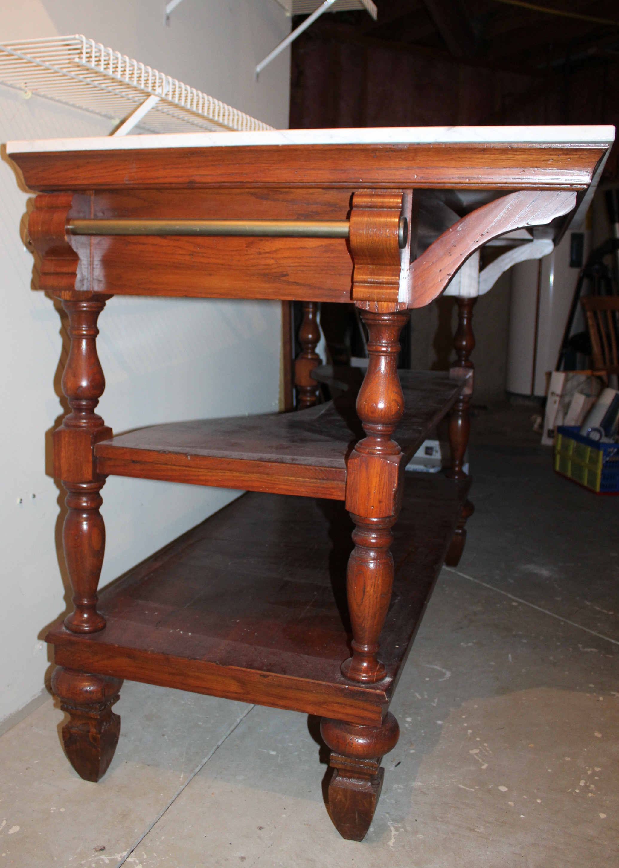 Marble Top FreeStanding Bar EBTH