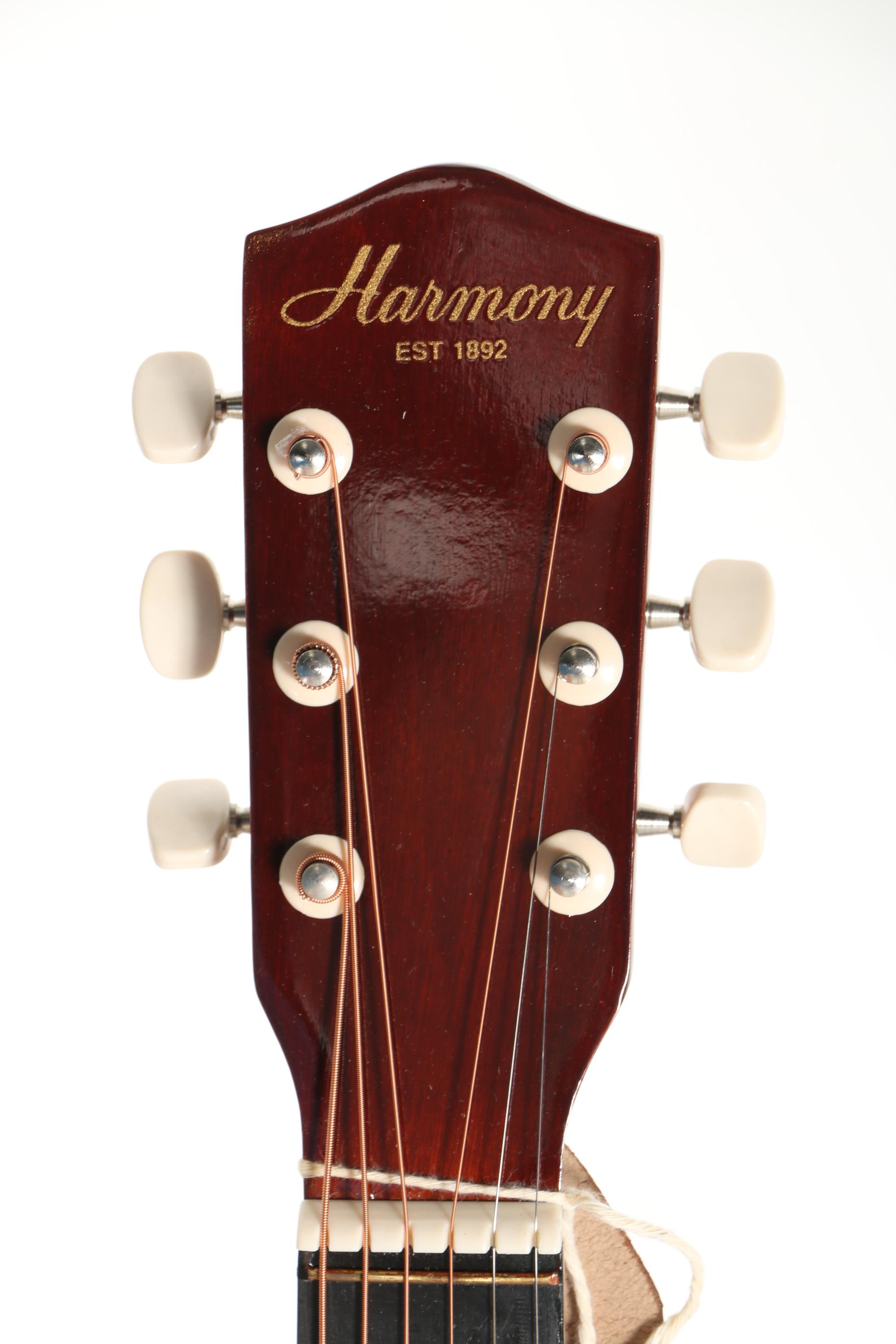 Vintage Harmony Acoustic Guitar EBTH